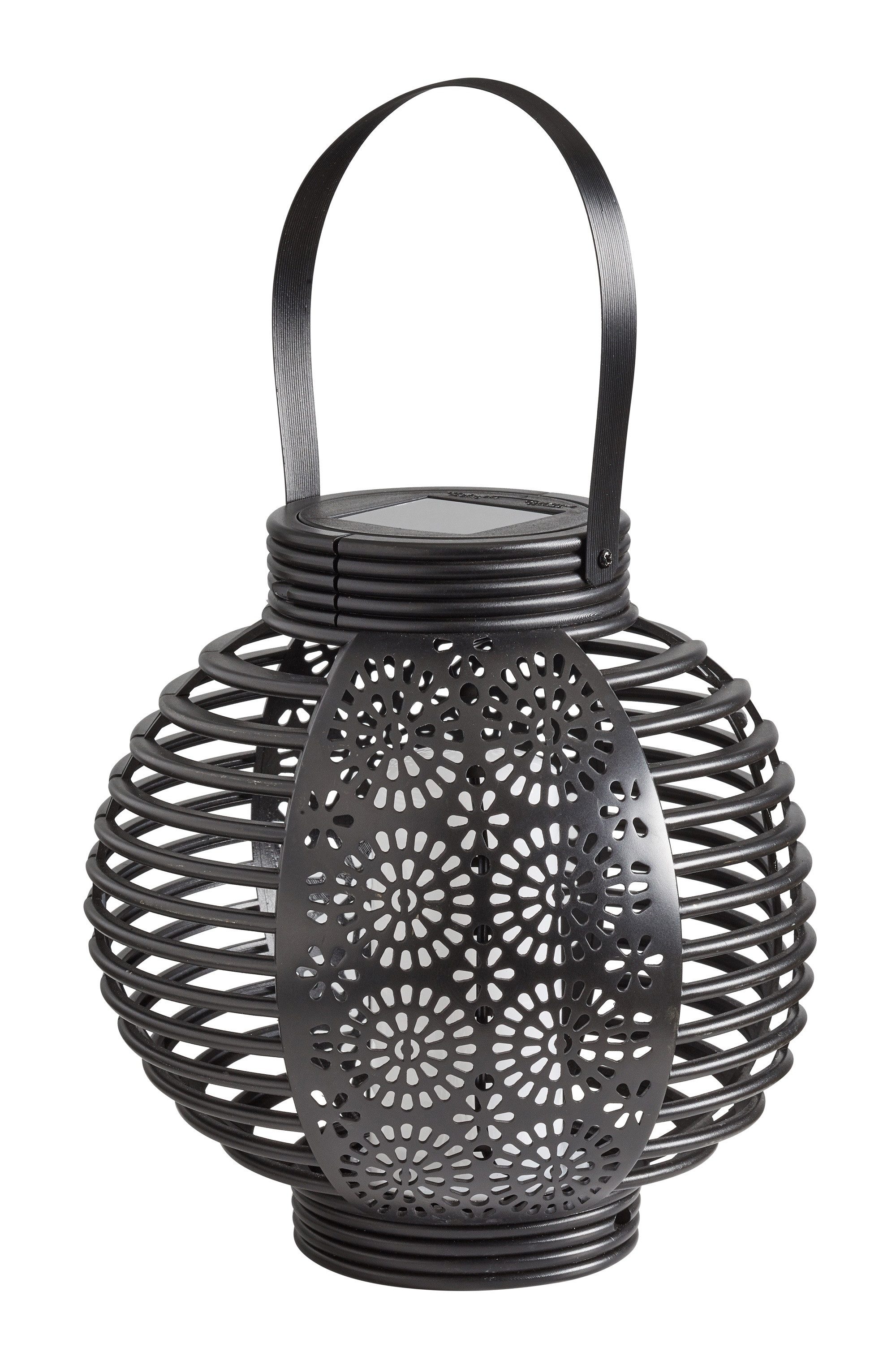 Smart Garden LED Solarleuchte Solarlaterne Ferrara 20 cm mit Flammeneffekt Kugel rund