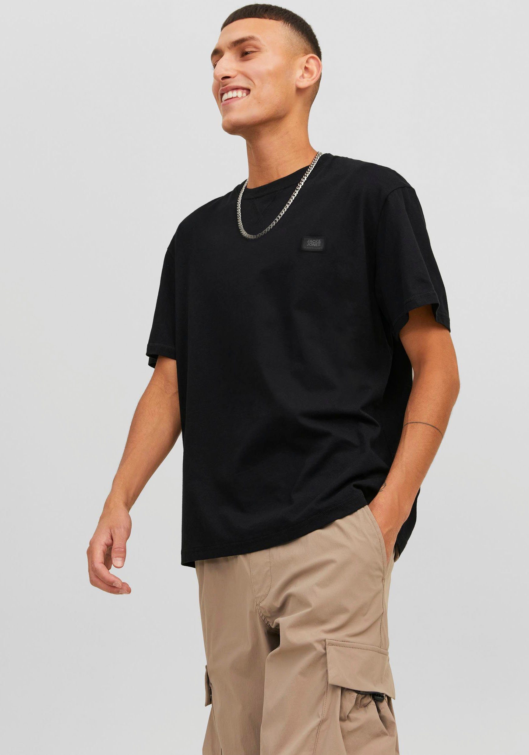 Jack & Jones Rundhalsshirt JCOCLASSIC TWILL TEE SS CREW NECK23 NOOS