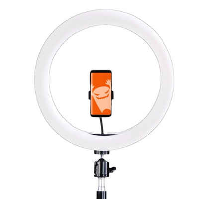 GadgetMonster Vlogging Stick Video Kit LED-Beleuchtung und Bodenständer Handy-Halterung, (inkl. 5 Jahre Herstellergarantie)