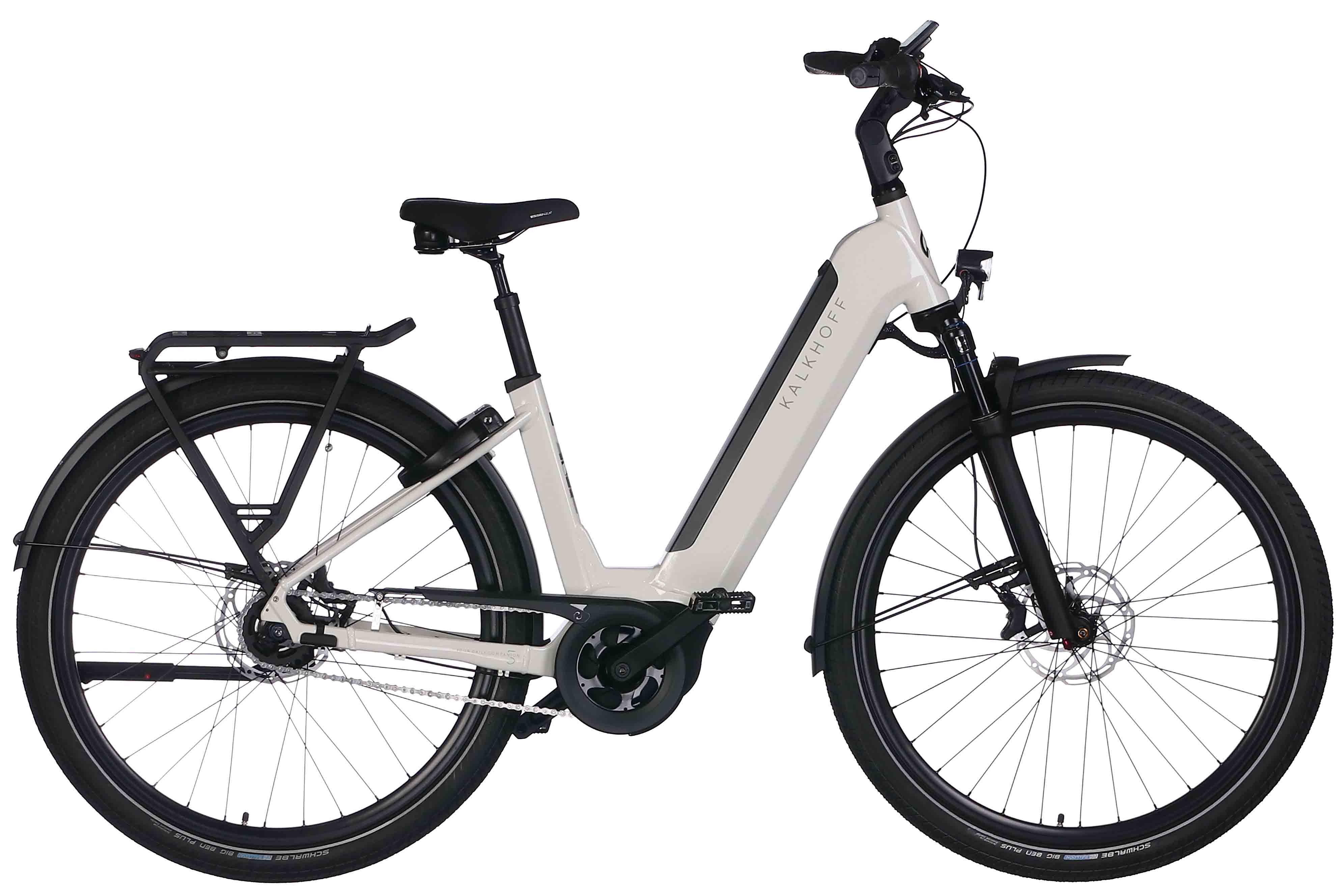 Kalkhoff E-Bike Kalkhoff Image 5.B Move+ FL 625 Wh Damen weiß 2024, 5 Gang, Nabenschaltung, Bosch Performance Line smart System, 625 Wh