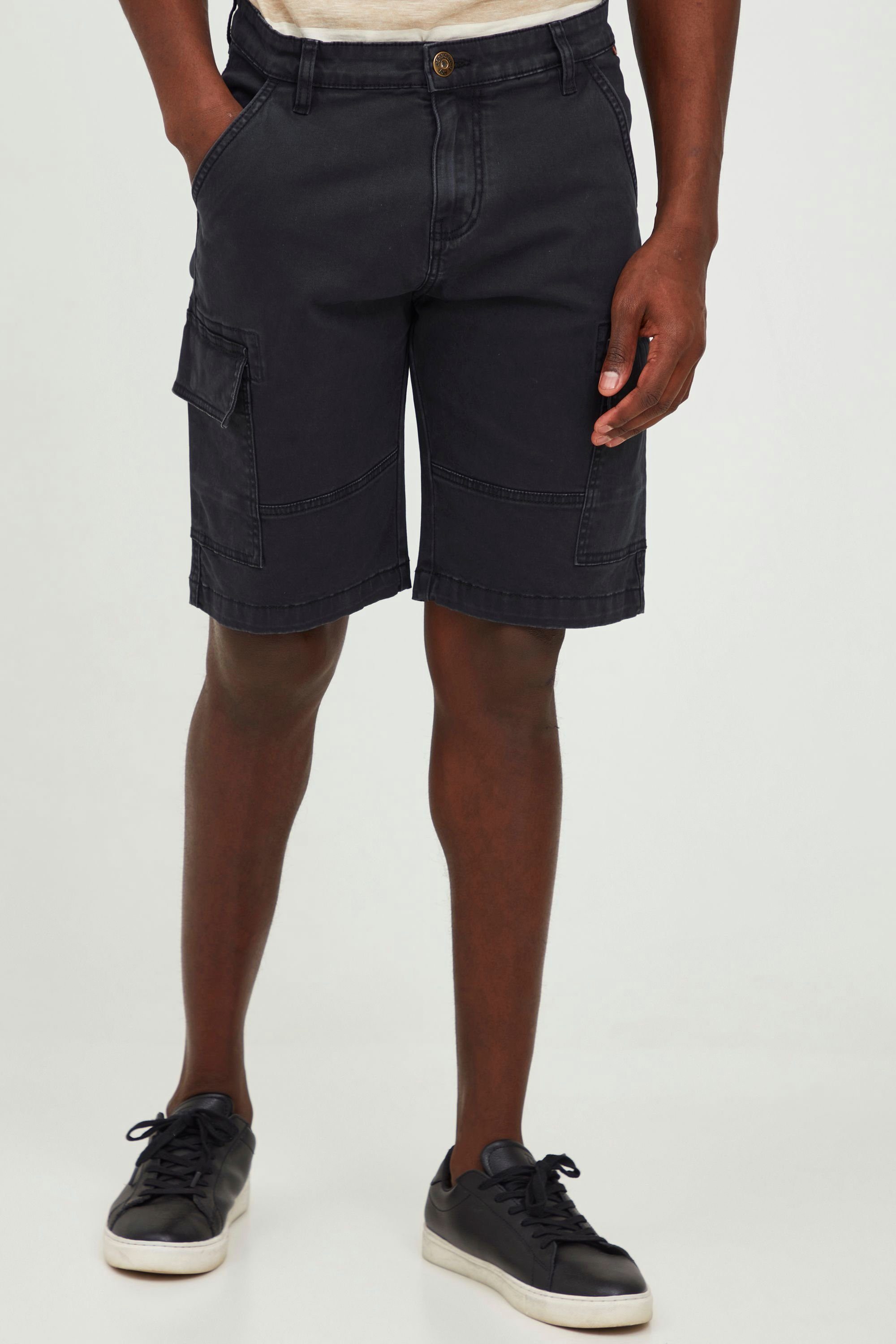 Indicode Cargoshorts IDBrom Cargo Shorts mit Stretch-Anteil Black (999)