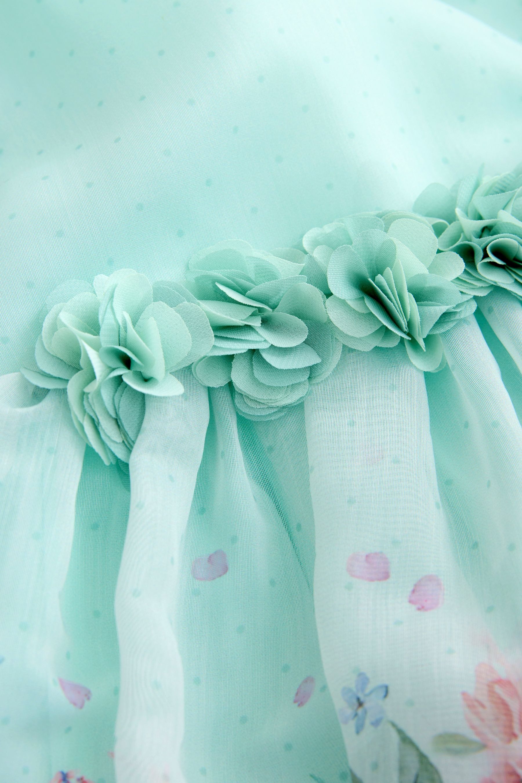 Next Partykleid Kleid mit Ansteckblume (1-tlg)