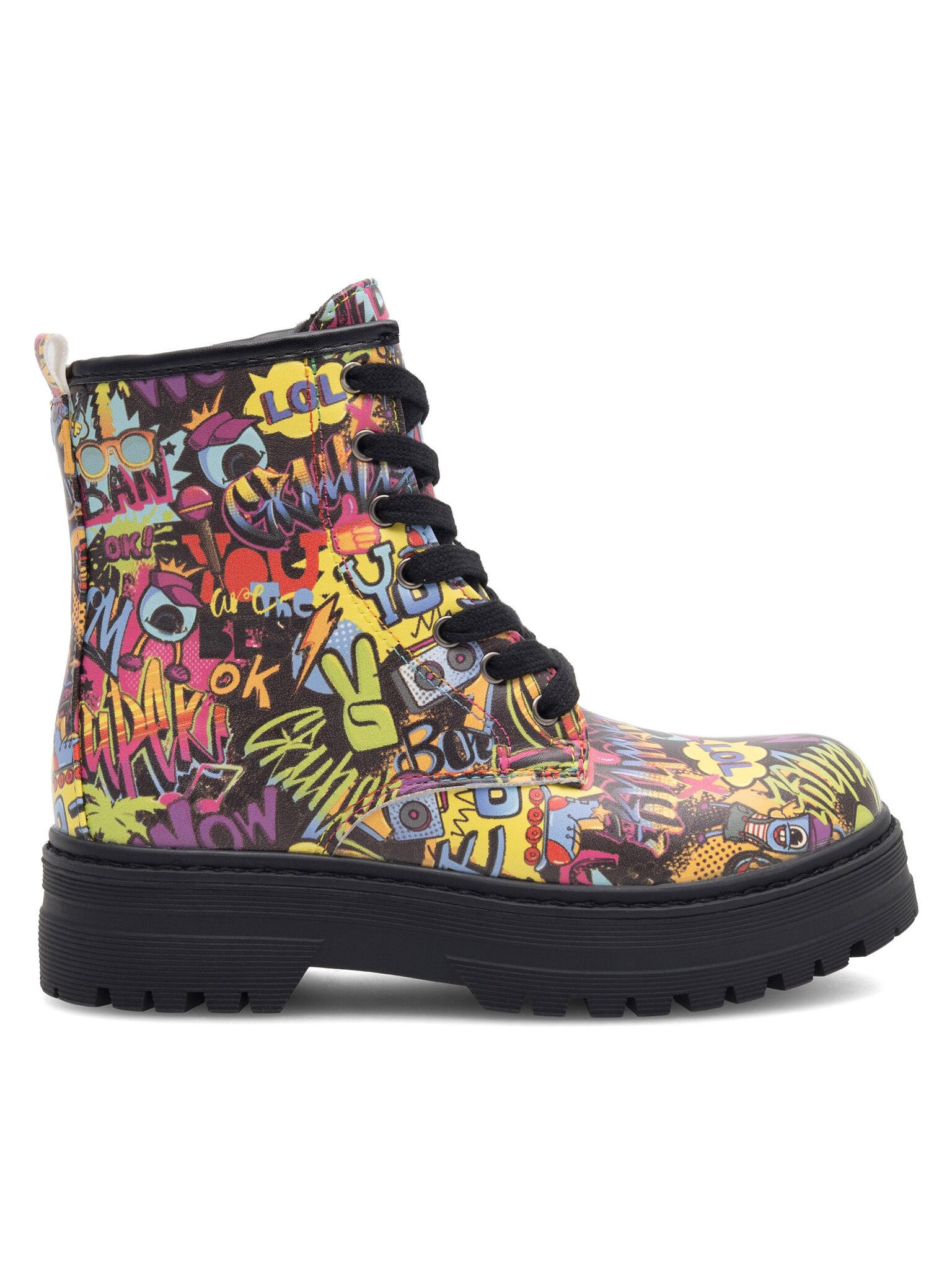 DeeZee Stiefeletten Mädchen AVO-81587-001 Bunt Stiefel