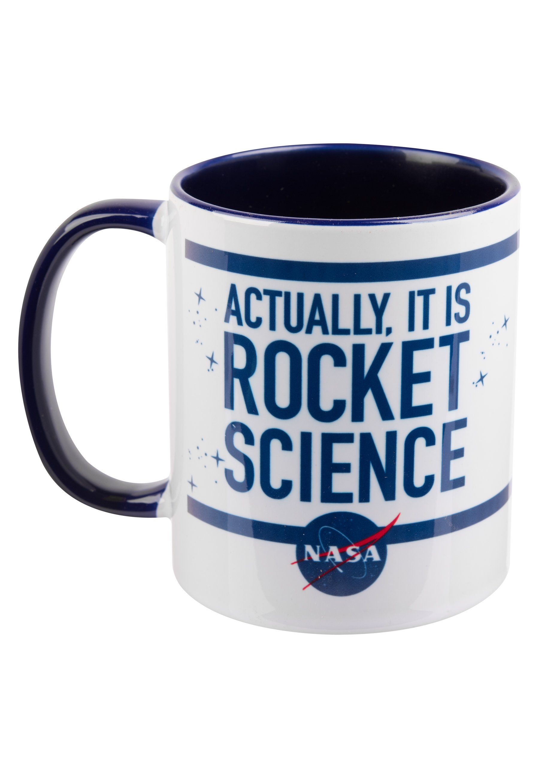 Kaffeetasse Science Labels® NASA United aus Keramik Tasse Keramik - ml, 320 Rocket - Tasse