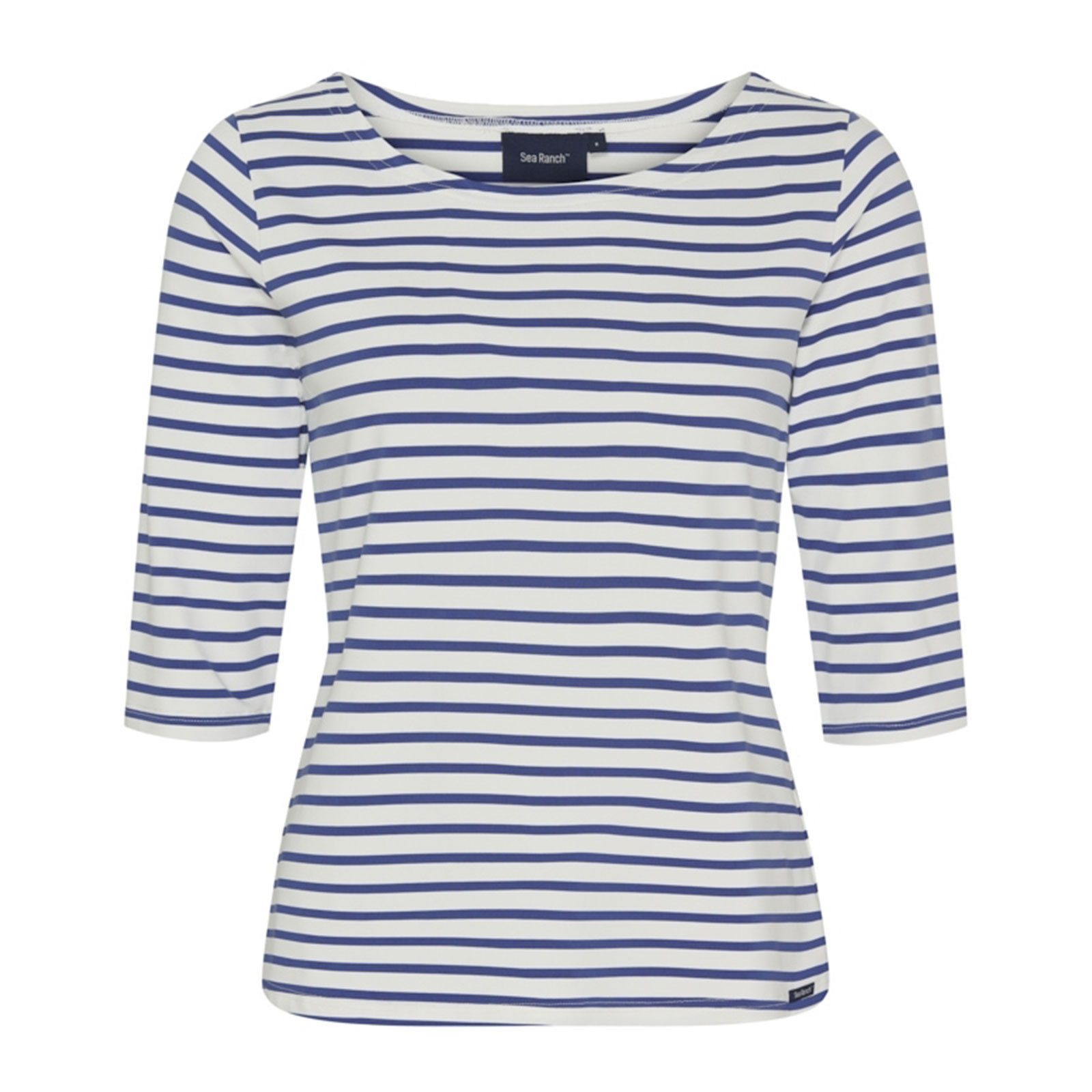 Sea Ranch 3/4-Arm-Shirt Marina Damen 3/4-Arm-Shirt Marina Streifen & U-Boot-Ausschnitt - UV-Schutz