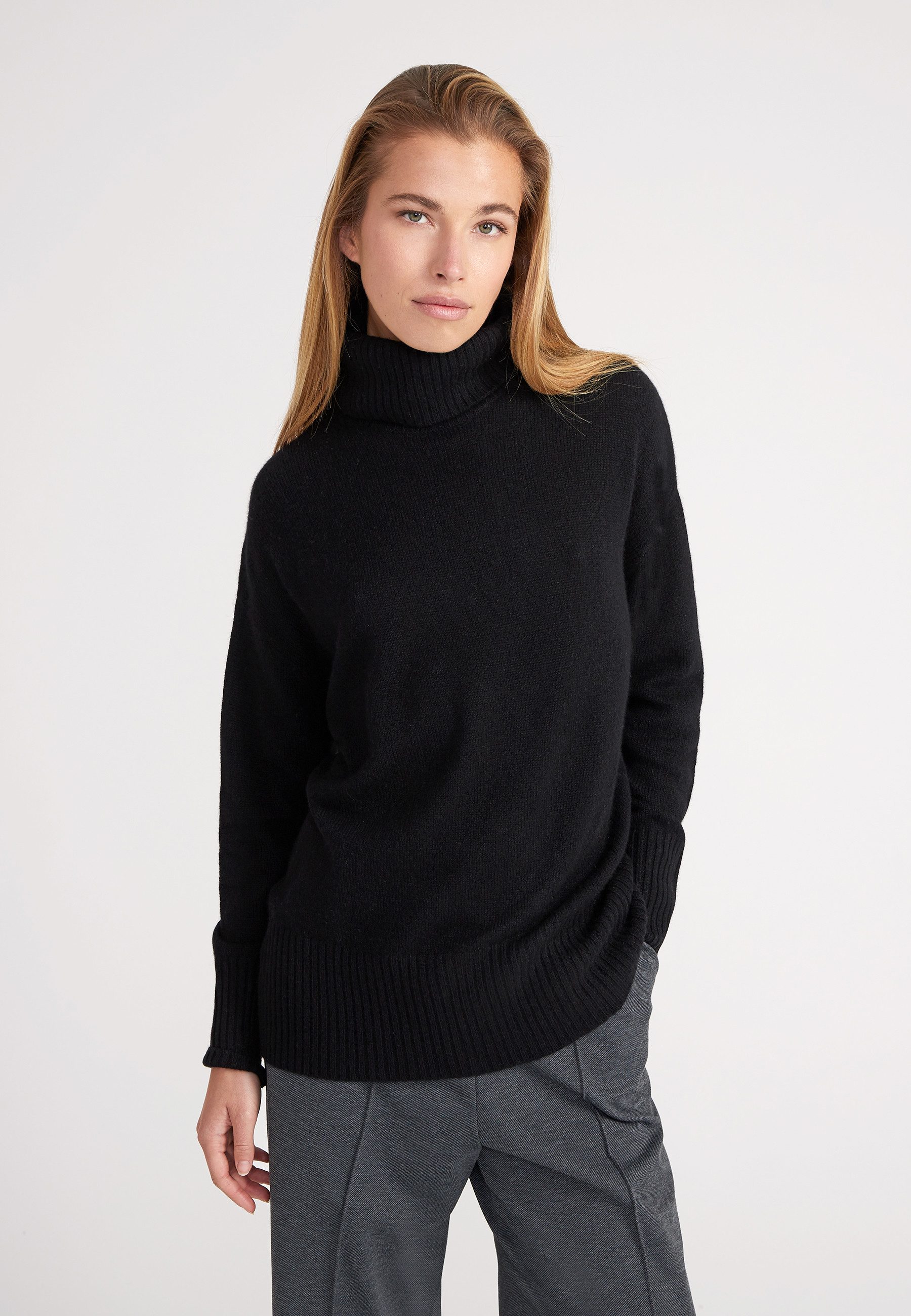 Style & Republic Kaschmirpullover Rollkragenpullover oversize günstig online kaufen