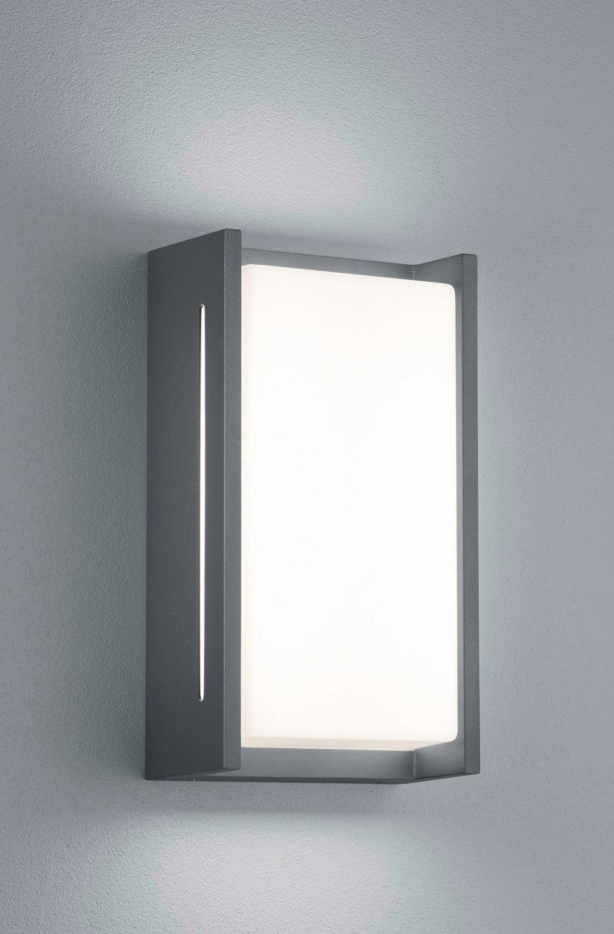 TRIO Leuchten LED Außen-Wandleuchte INDUS, LED fest integriert, Warmweiß, Wandleuchte Hauswand IP54 Fassadenbeleuchtung warmweiß 3000K, 23x12 cm – Bild 2 von 5