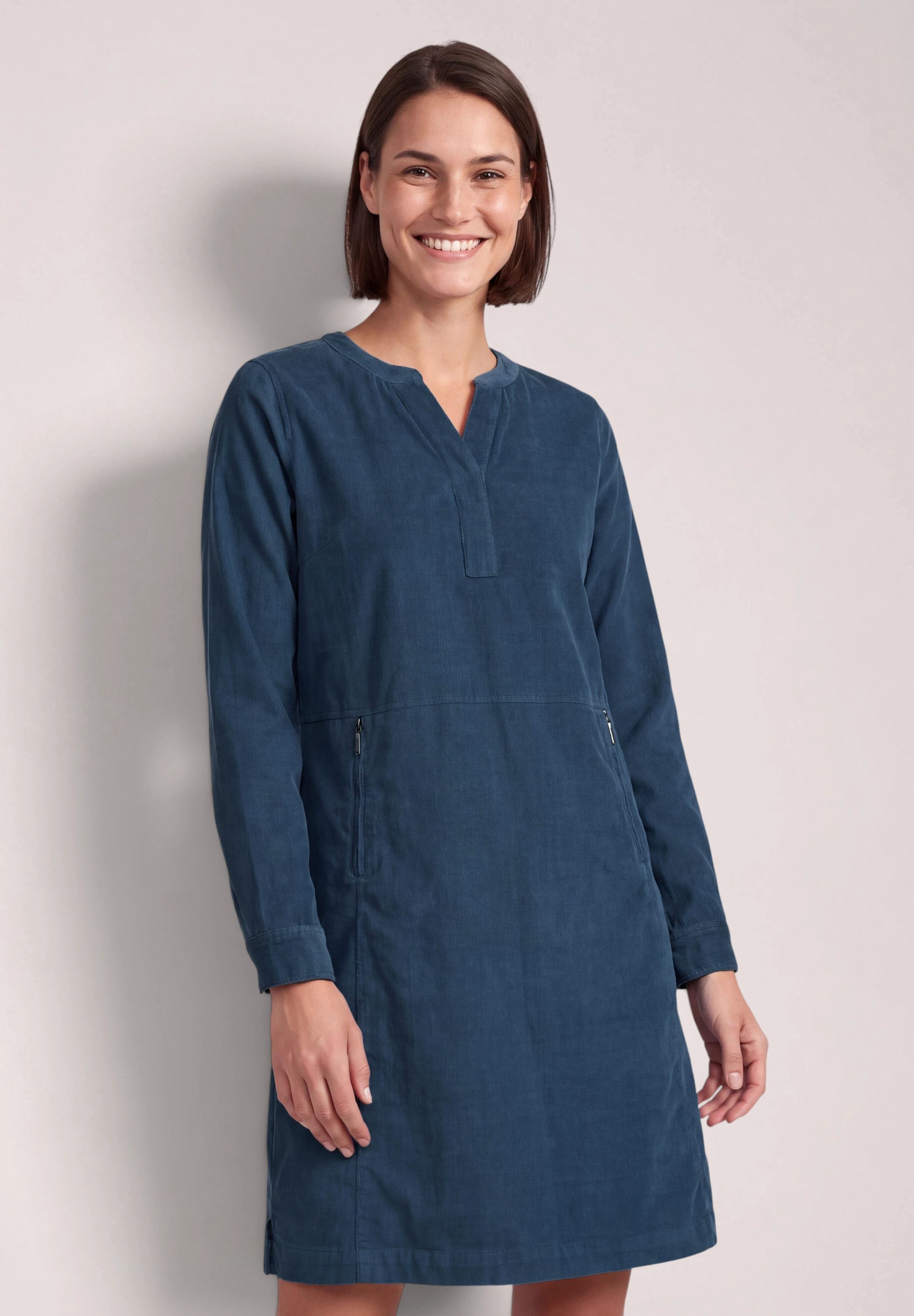 CECIL Midikleid aus 100% Baumwolle