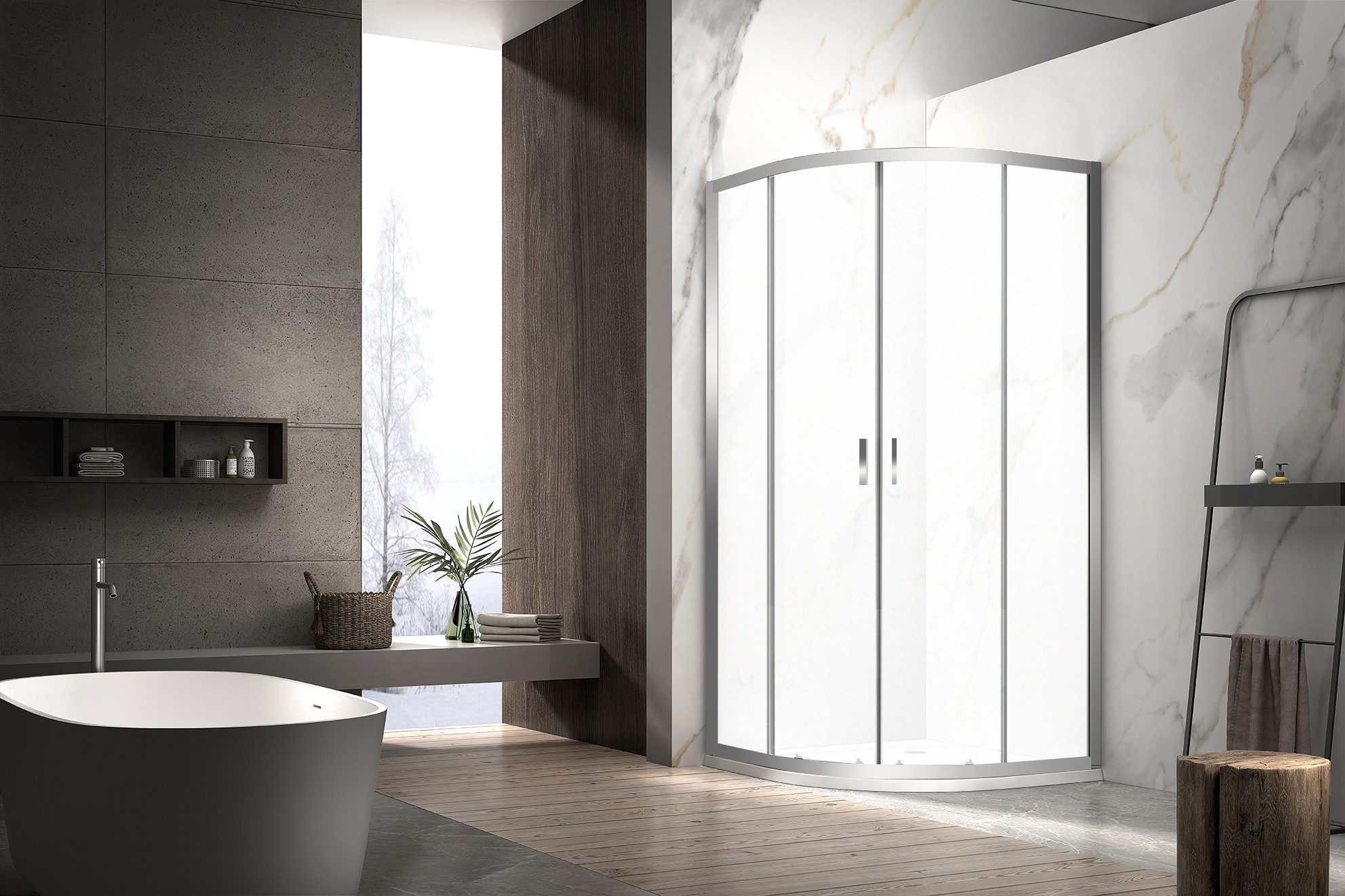 welltime Runddusche New Summer, BxT: 90x90 cm, Einscheibensicherheitsglas, günstig online kaufen