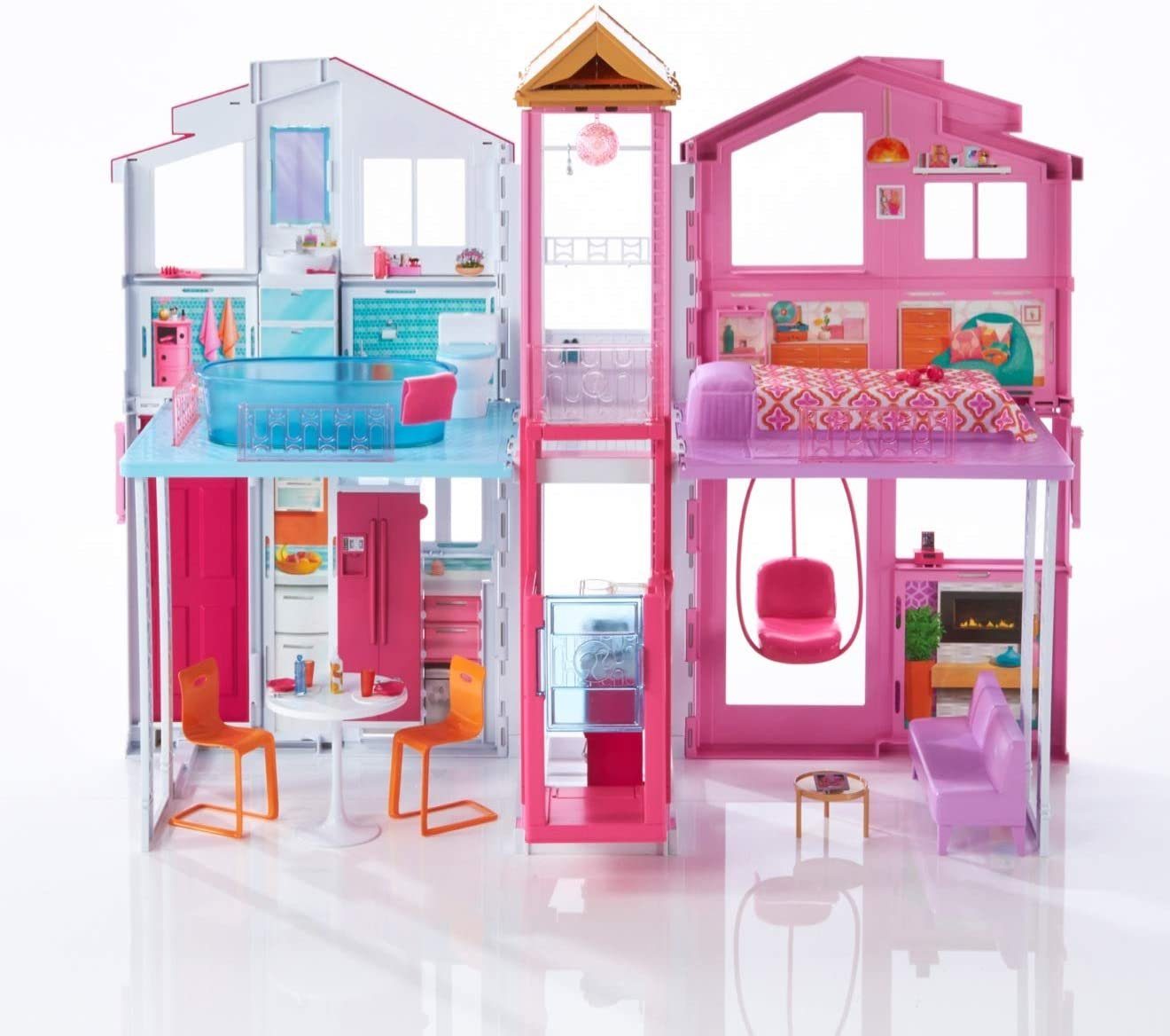 Mattel® Spielhaus Mattel DLY32 Barbie 3-Etagen Stadthaus