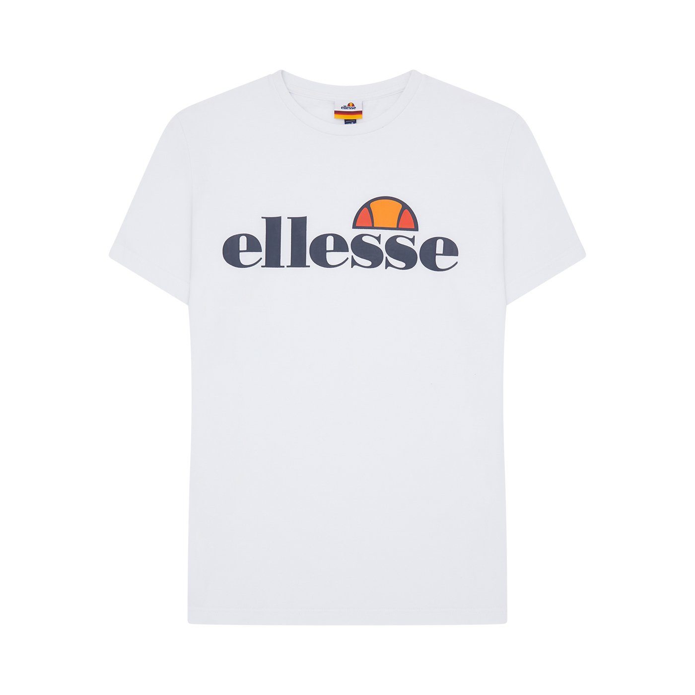Kurzarm, Weiß PRADO T-Shirt - TEE SL T-Shirt Herren Ellesse Crewneck