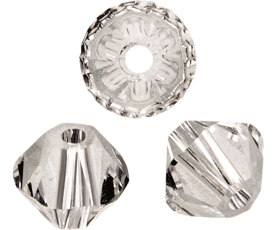 Glorex Bastelperlen Glorex Schliffspitz Perle Swarovski 4 mm 150 g