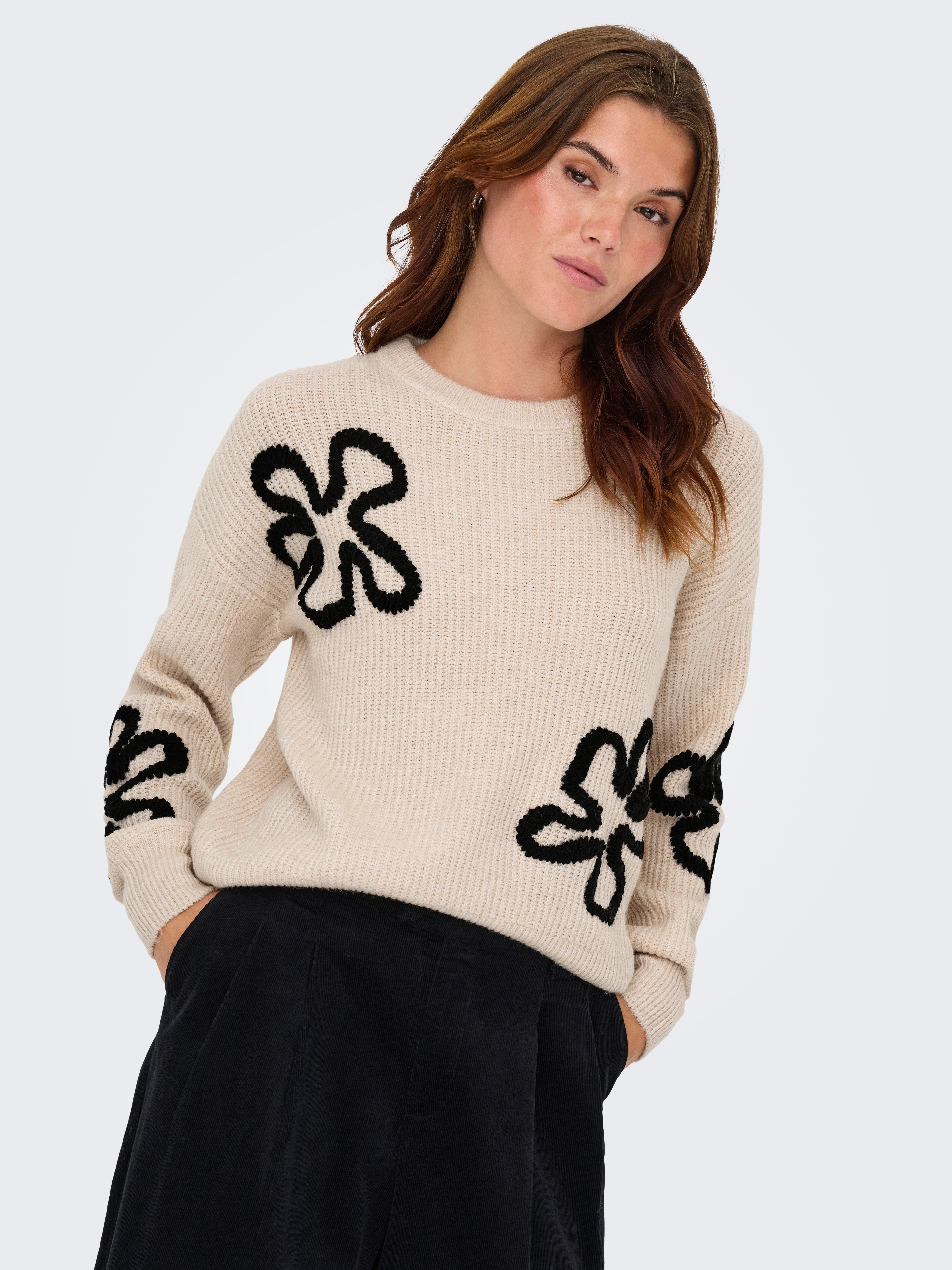ONLY Strickpullover ONLDAISY LS STITCH O-NECK KNT günstig online kaufen