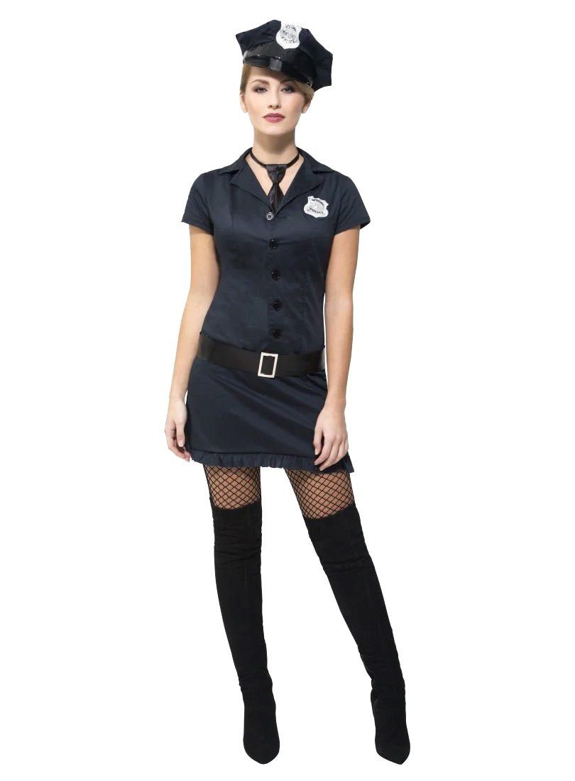 Metamorph Polizei-Kostüm Police Officer Kostümkleid, Schwarzes Polizeikostü günstig online kaufen