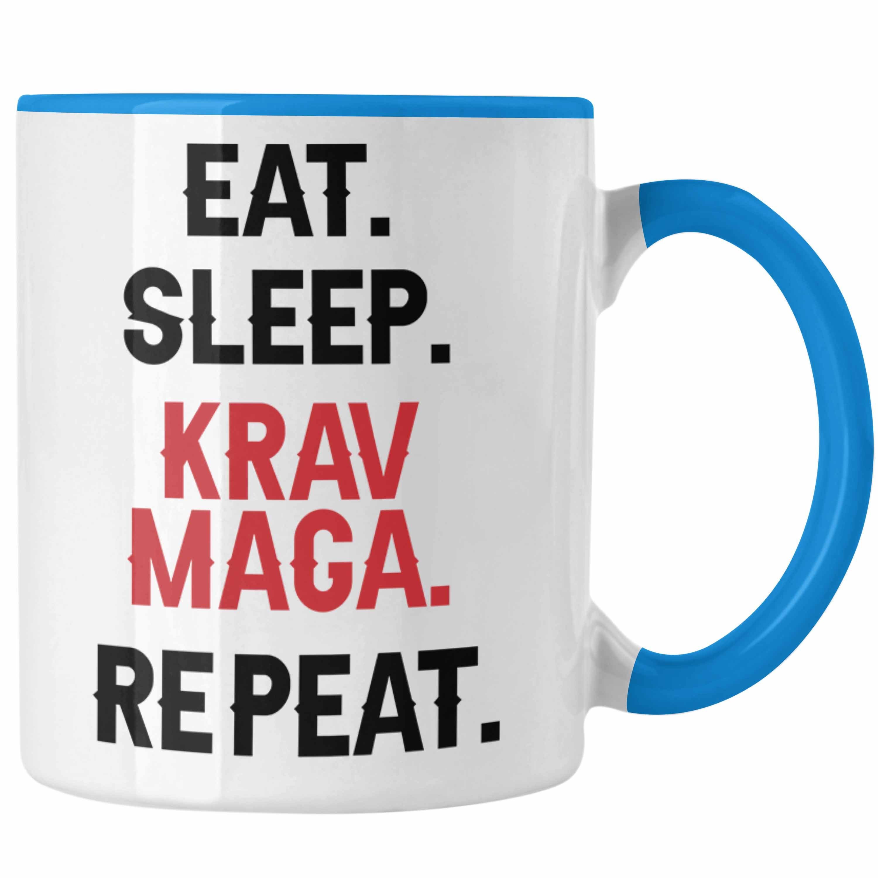 Trendation Tasse Trendation - Krav Maga Tasse Geschenk Kampfsportler Geschenkidee Selbs