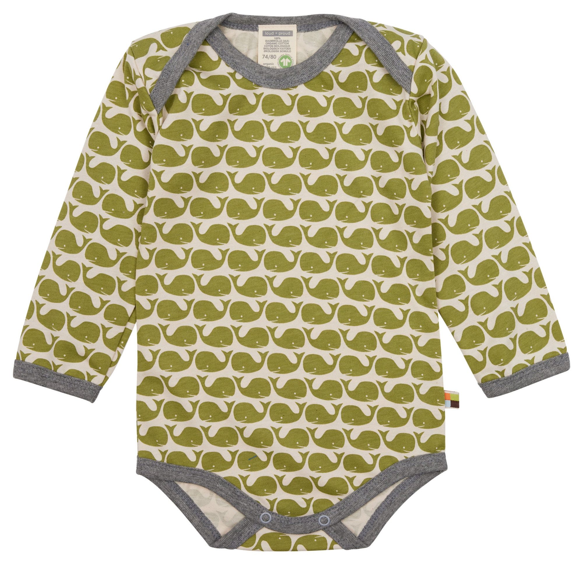 loud + proud Langarmbody mit Druckmotiv günstig online kaufen