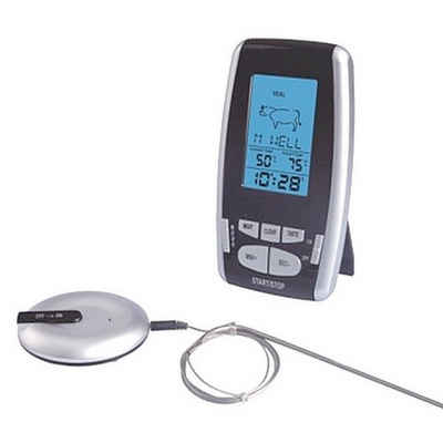 DIW Bratenthermometer Funk-Thermometer Grill Fleisch Braten Thermometer