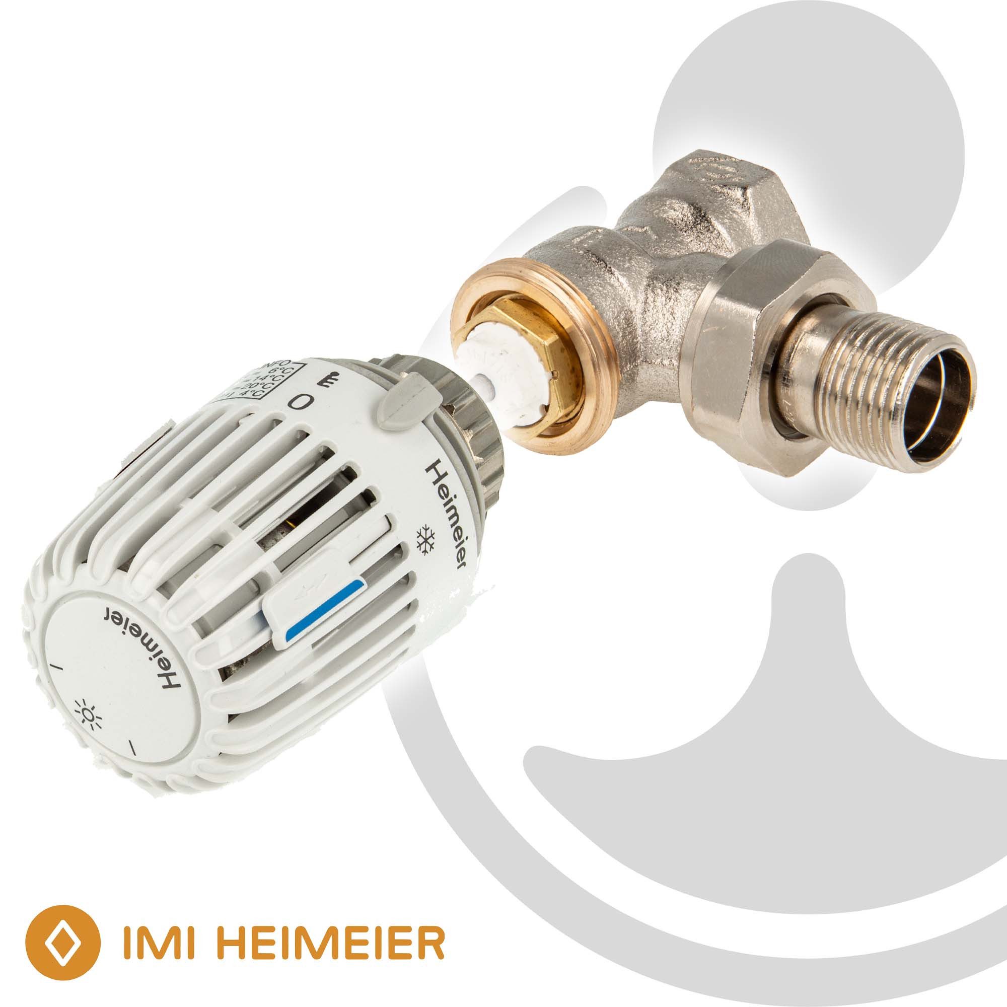 tecuro Heizkörperthermostat Kombi-Set Thermostatkopf K mit günstig online kaufen