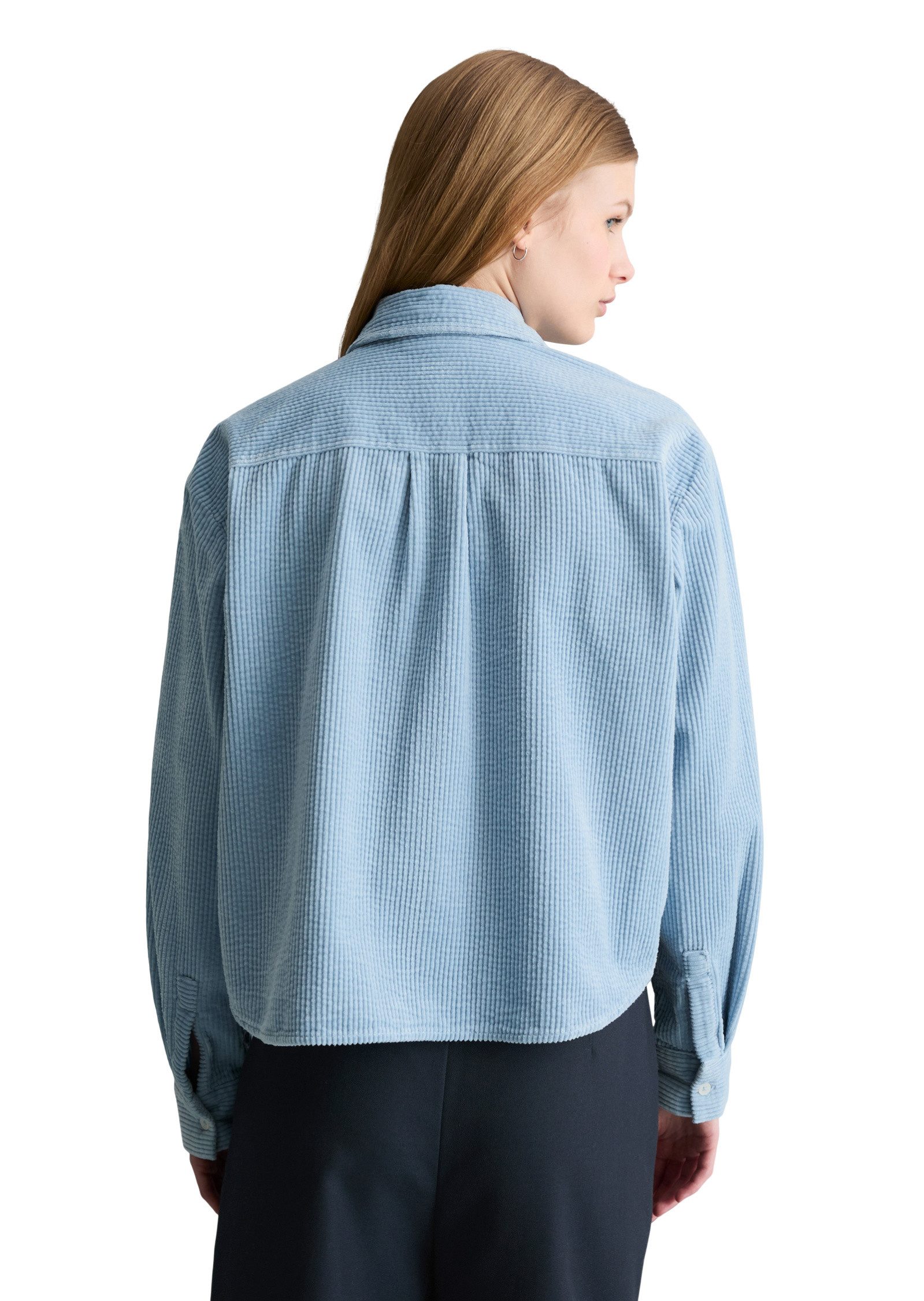 Marc O'Polo DENIM Langarmbluse mit lässiger Bubble-Struktur