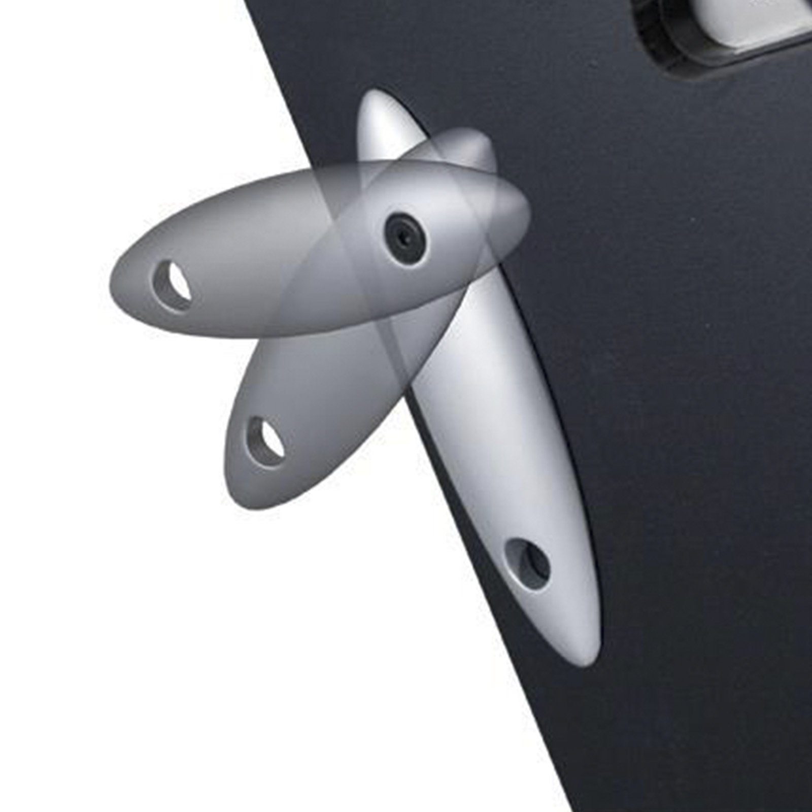 SO-TECH® Möbelbeschlag Tischplattenverbinder Tischverbinder SURF, silber