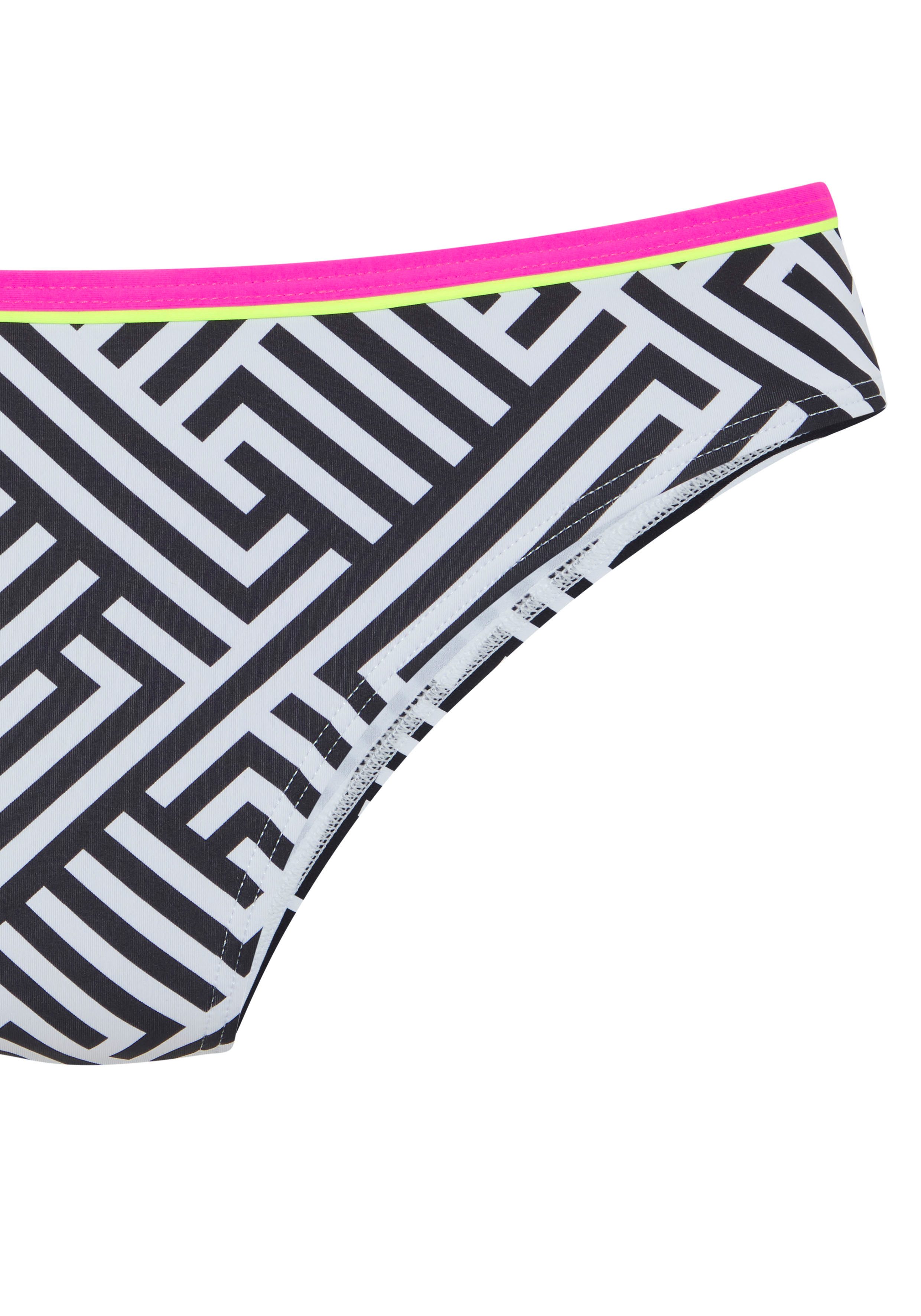 Buffalo Bikini-Hose Gioletta Mit kontrastfarbigem Bund