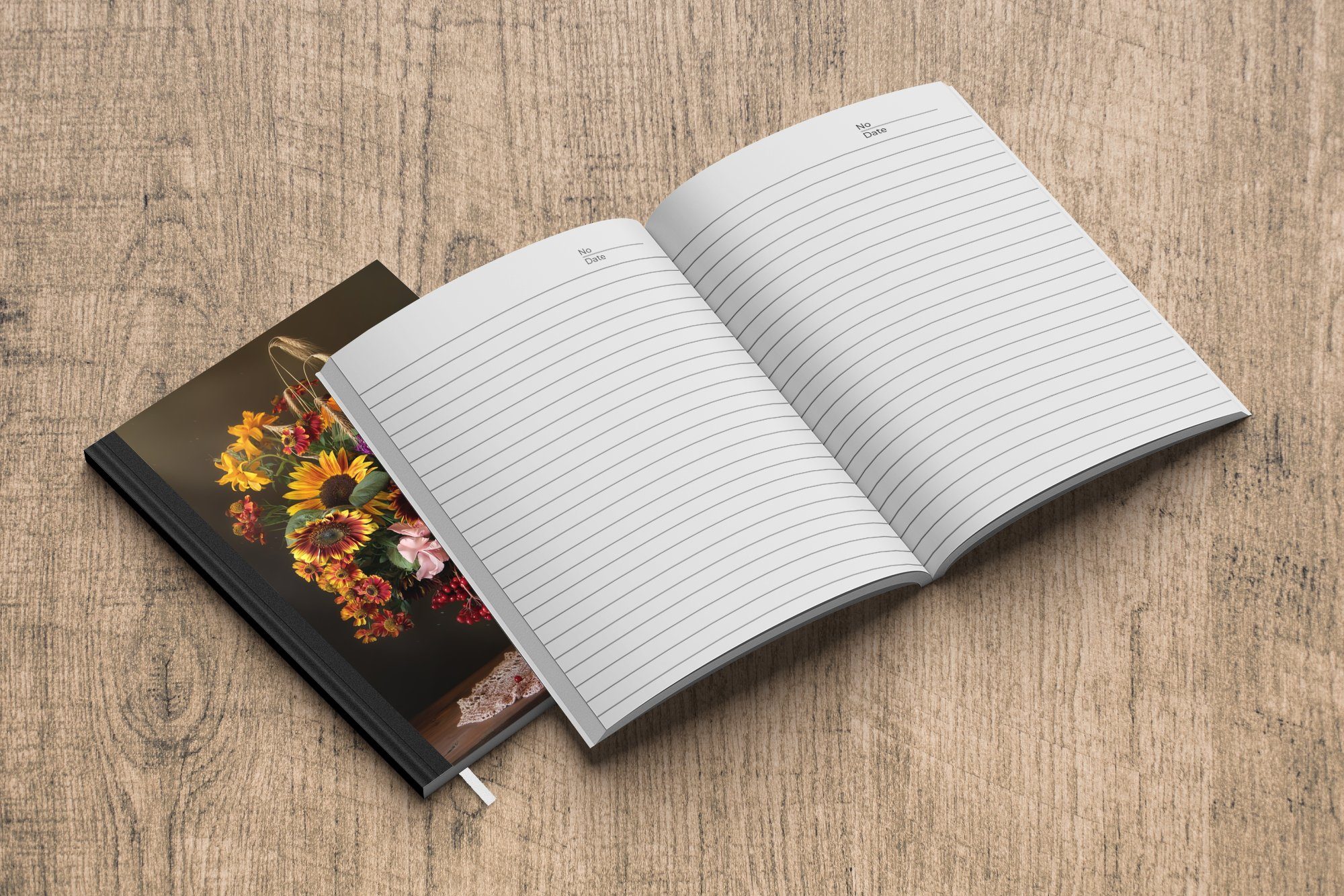 - Haushaltsbuch Stilleben, Journal, Notizheft, Notizbuch A5, MuchoWow Seiten, Tagebuch, Merkzettel, 98 Blumenstrauß Farben -