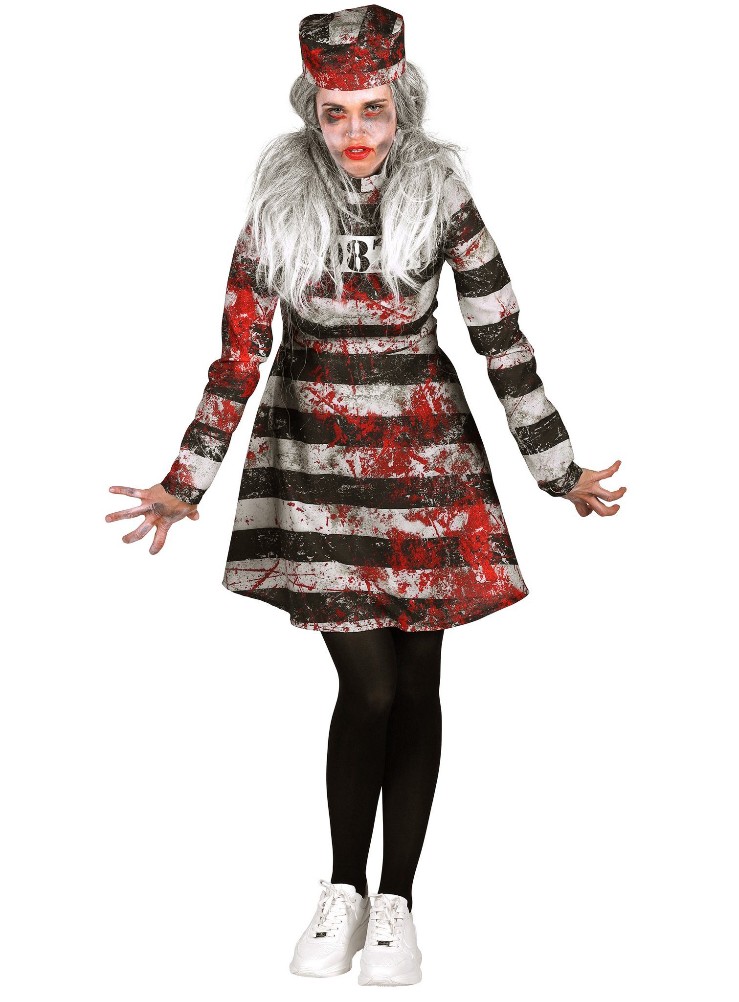 thetru Zombie-Kostüm Zombie Gefangene - Halloween Kostüm Damen