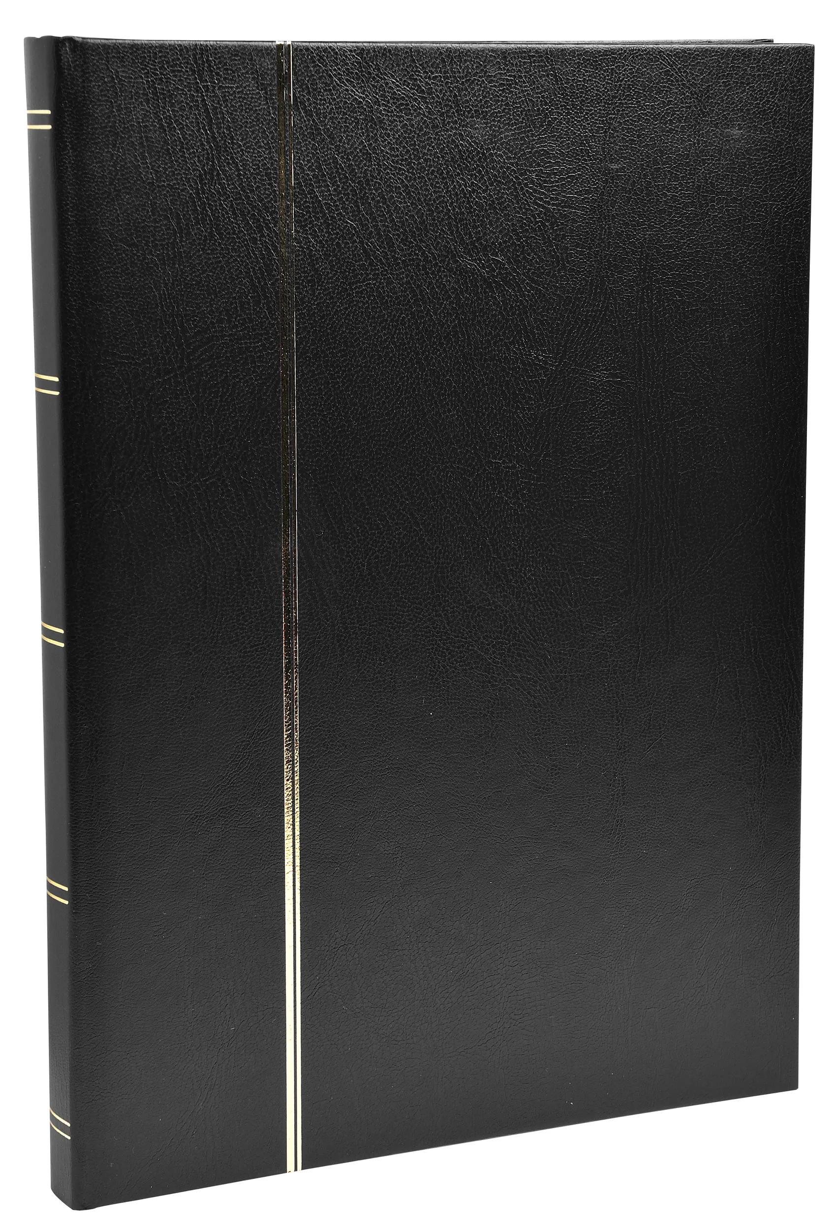 EXACOMPTA Münzetui Briefmarken Einsteckalbum Halbleder 16 Seiten 225x305cmSchwarz 26131E, Fotoalben Sammler – Bild 3 von 5