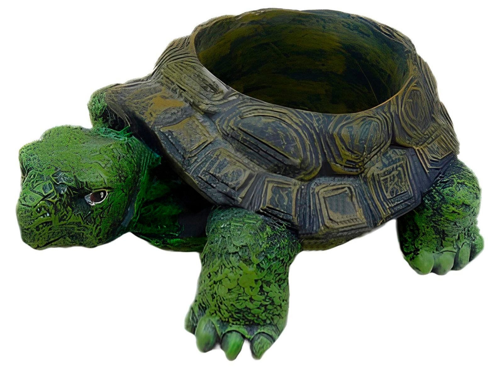 Xlmoebel Skulptur Detailreiche Schildkrötenfigur für Garten in bunten Farben (Skulptur), Hergestellt in Europa