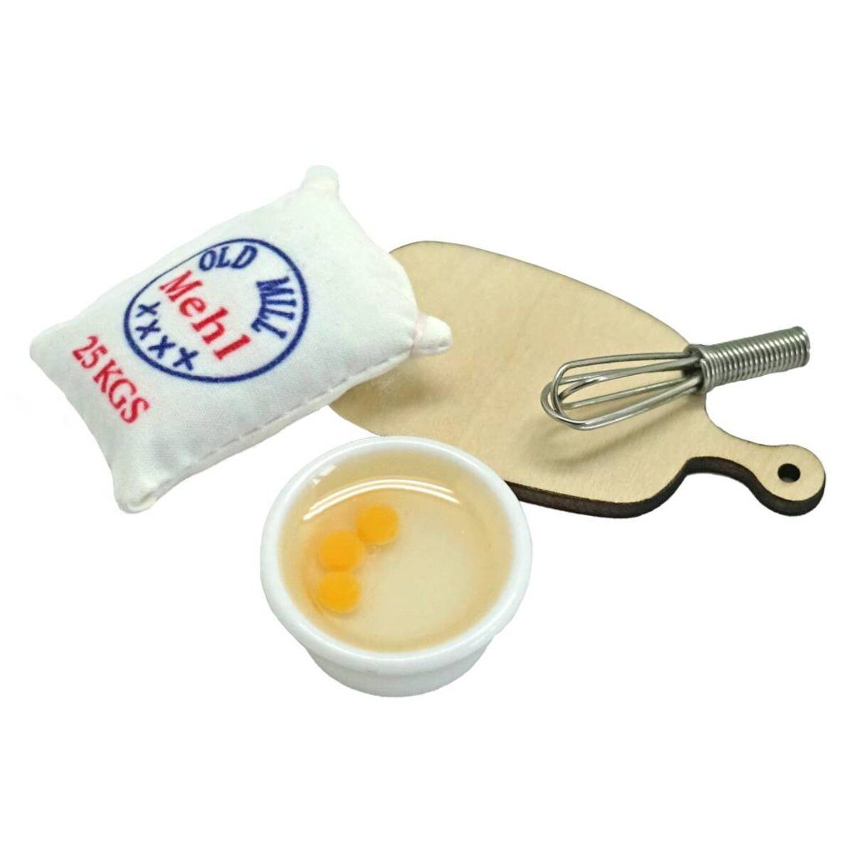 Tanner Kaufladensortiment Tanner Miniatur Bäcker Zubehör Holz für die Puppenstube oder Kaufmanns