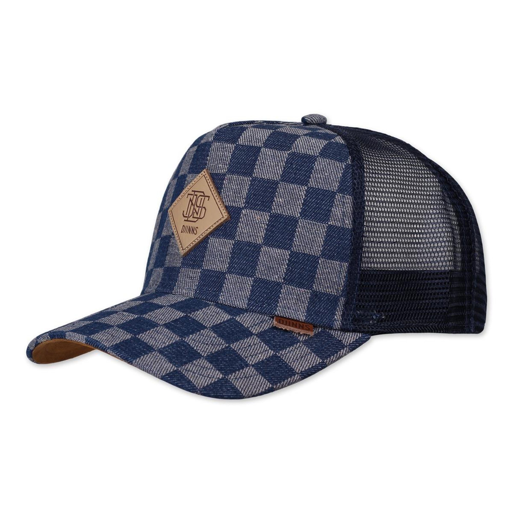 Trucker Cap Djinns HFT Cap Denim Check