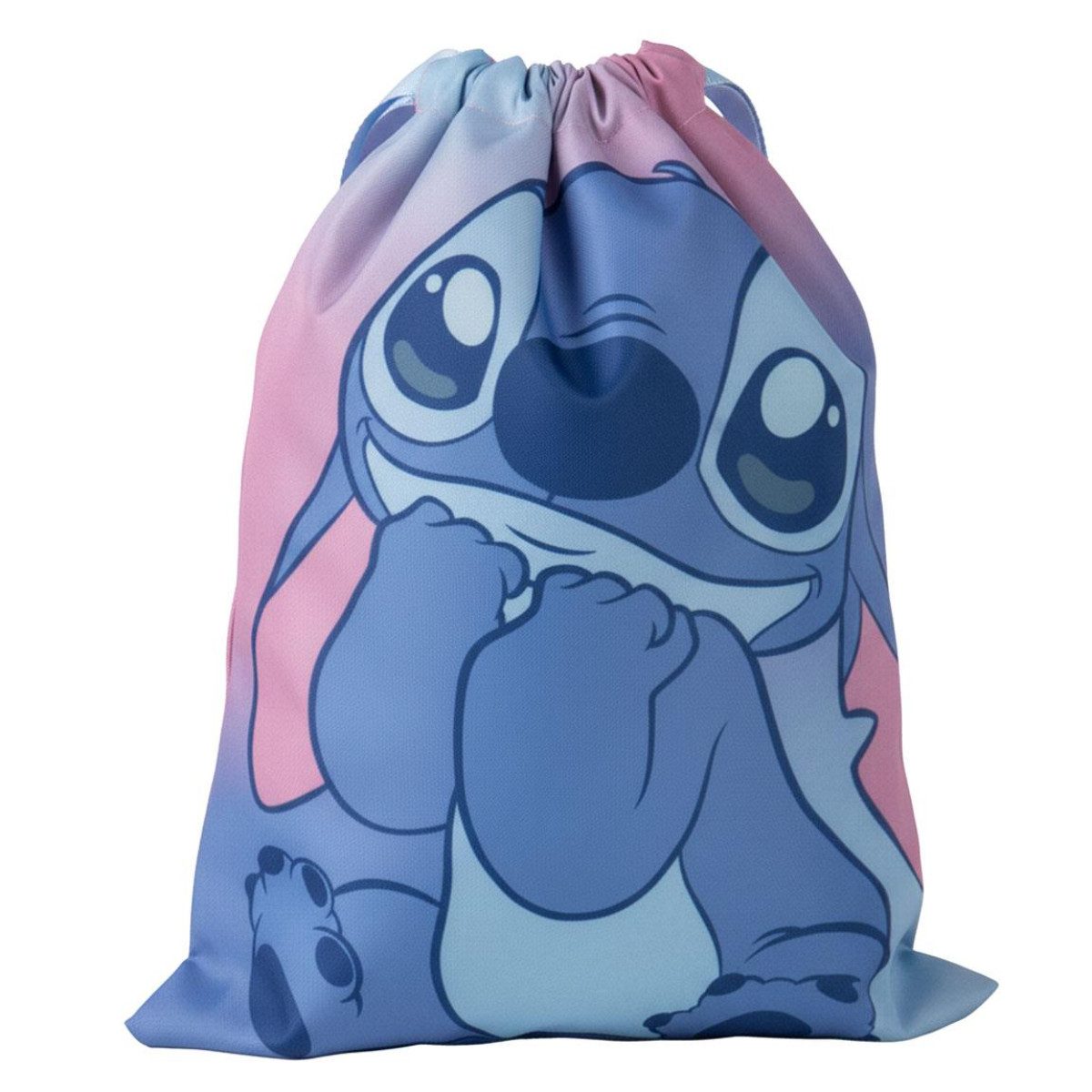 Lilo & Stitch Turnbeutel Kinder 24 × 32 cm leichte Tasche mit Fan Motiv für unterwegs (1-tlg)