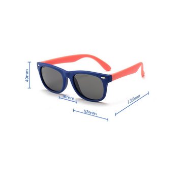 Olotos Sonnenbrille Sonnenbrille für Kinder Mädchen Jungen Gummi 100% UV400 Schutz Brille