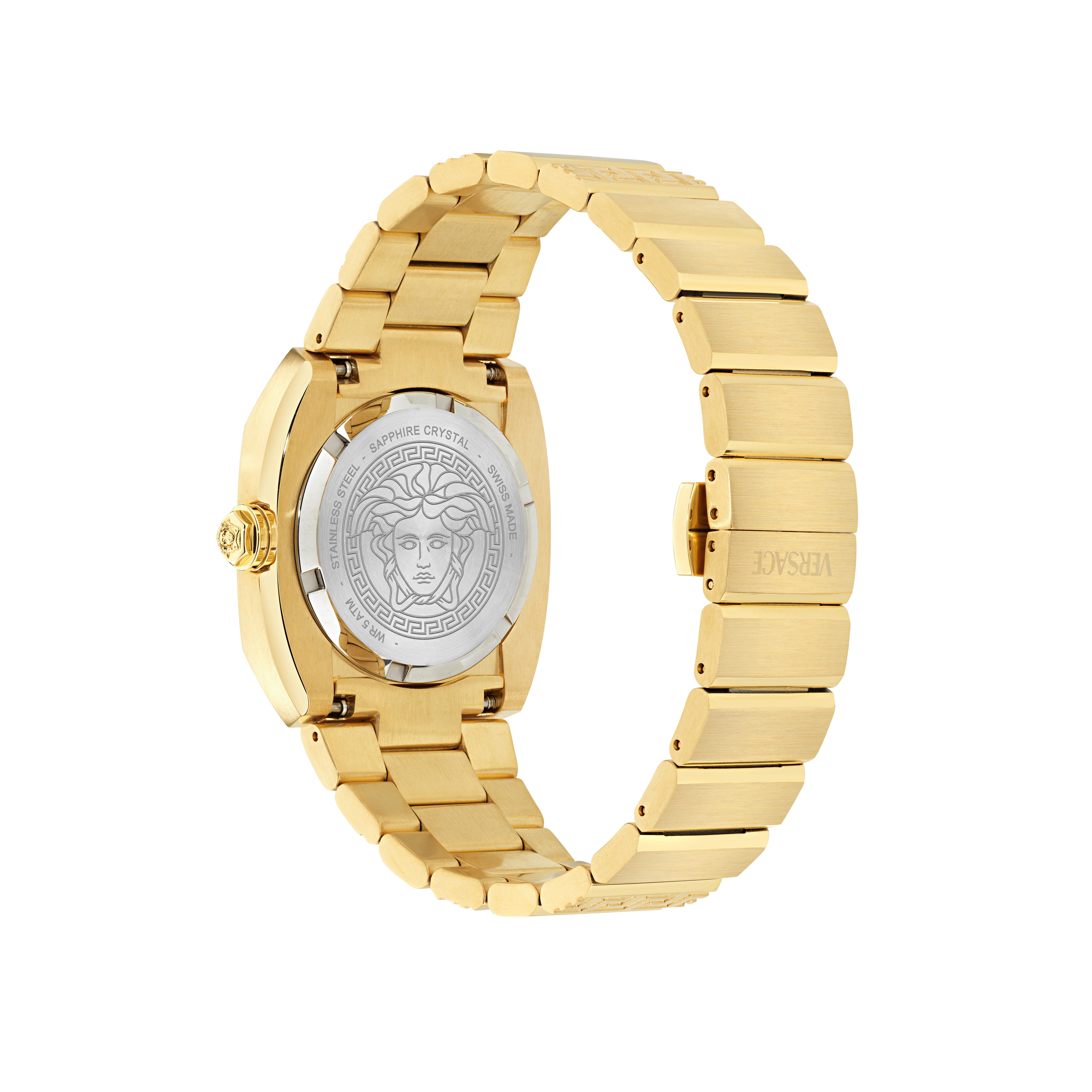 Versace Quarzuhr MEDUSA ANTARES VE0R00525, Armbanduhr, Damenuhr, Swiss Made, Edelstahlarmband, analog