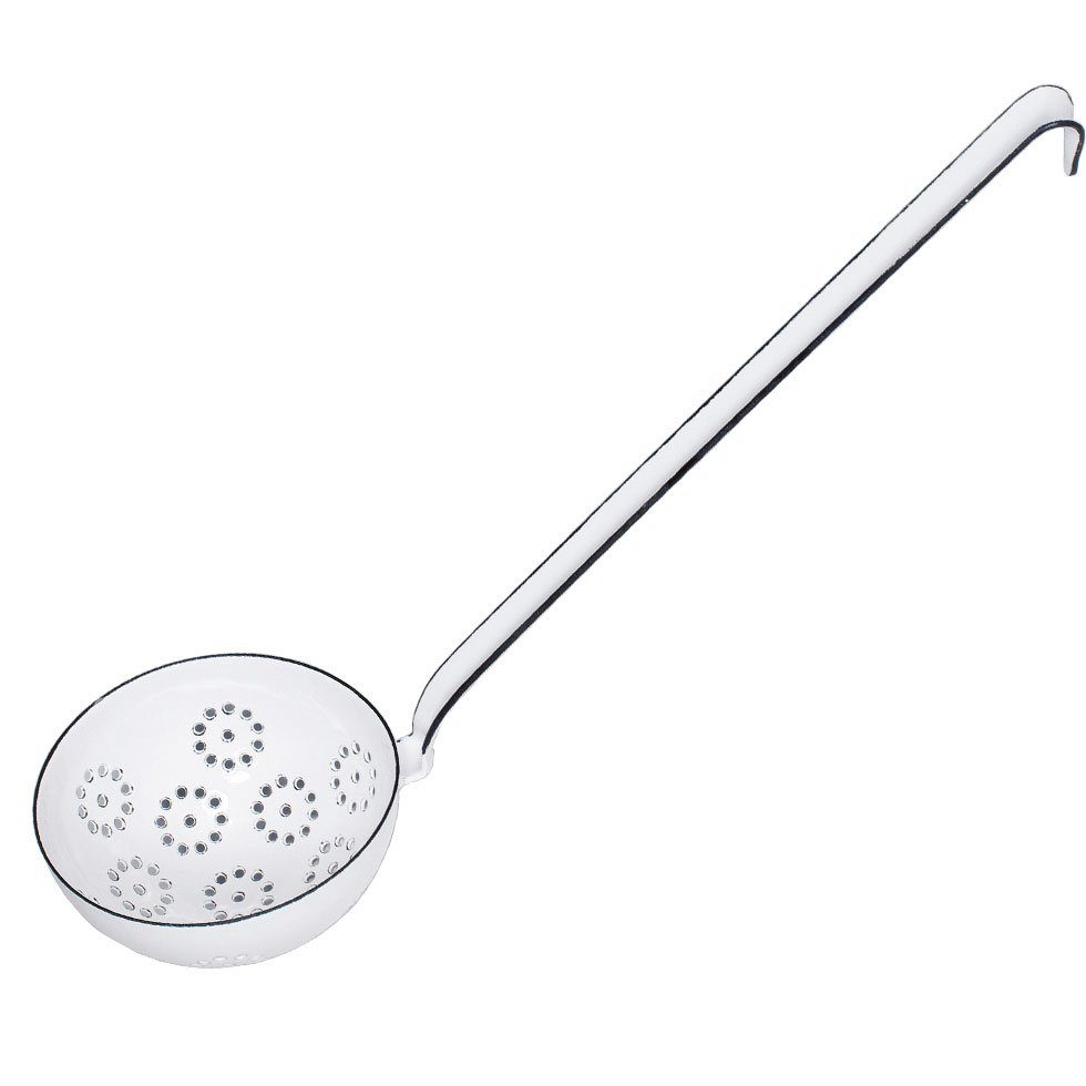 Riess Schaumlöffel Classic Weiss, Classic Weiß 9 cm - Emaille