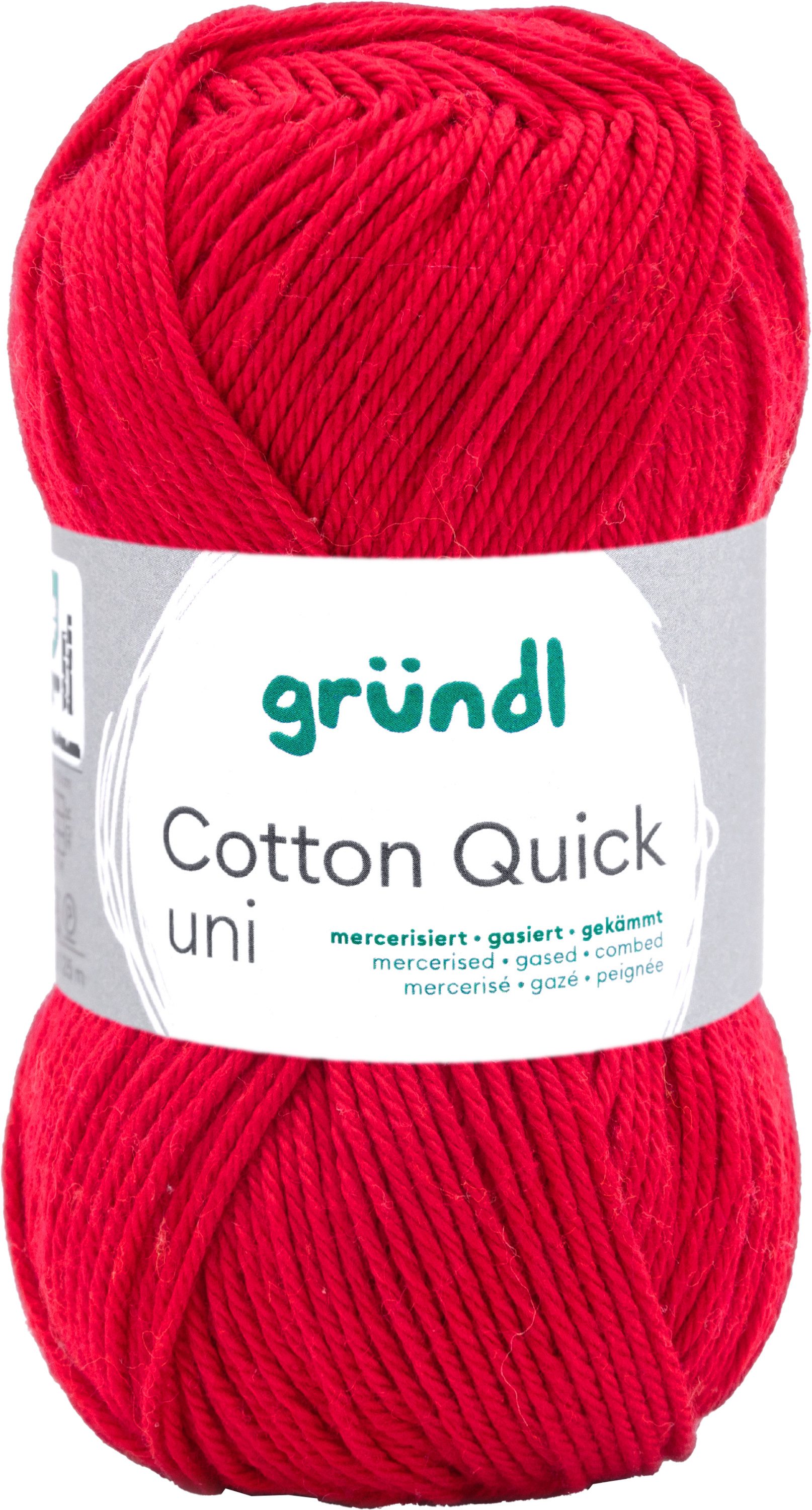 Gründl Cotton Quick Uni Häkelwolle, 50g