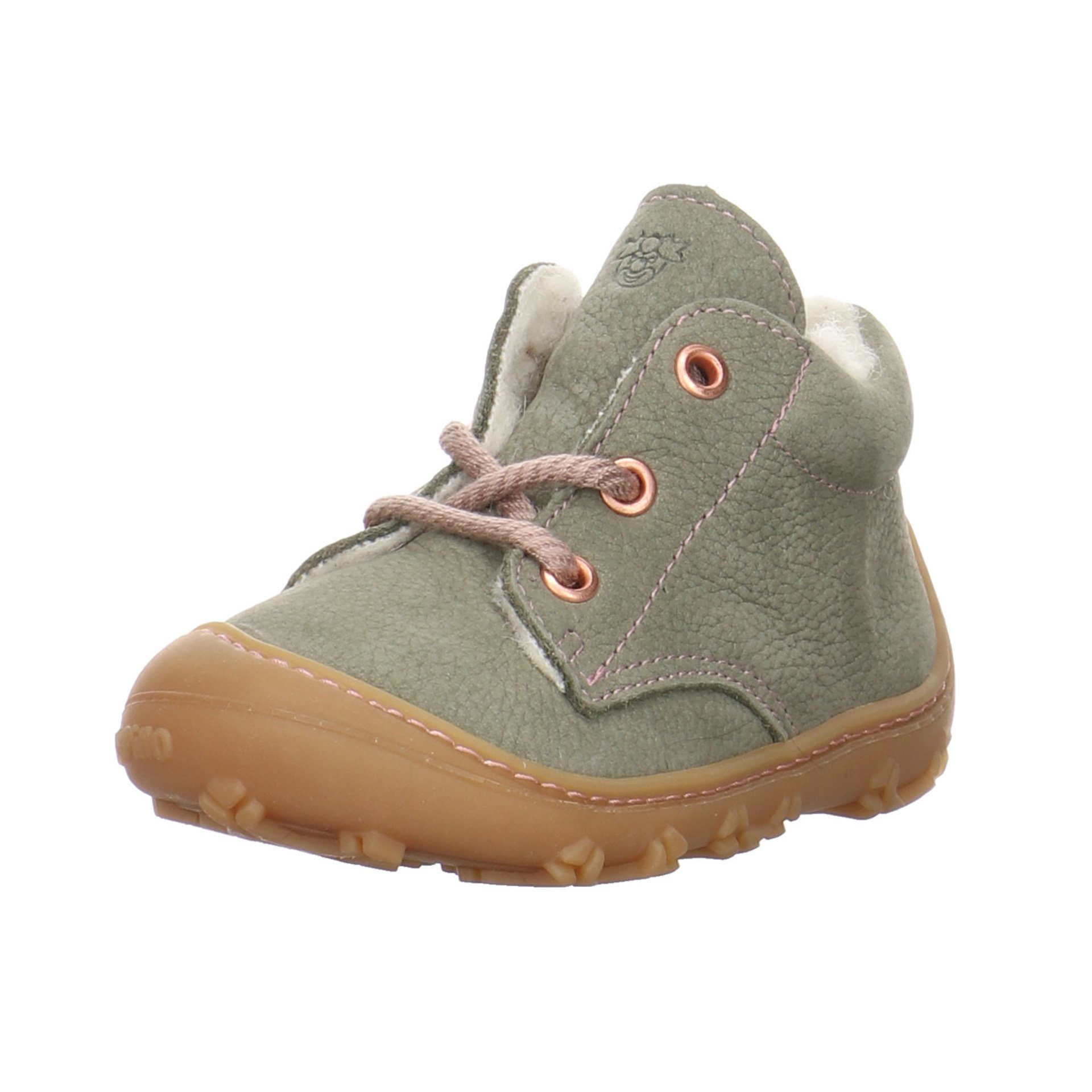 Baby Nubukleder Ricosta Krabbelschuhe Lauflernschuhe Lauflernschuh eukalyptus