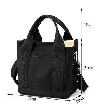 Lubgitsr Schultertasche Handtasche Damen Tote Bag, Umhängetasche Damen Canvas Tasche Damen (1-tlg)