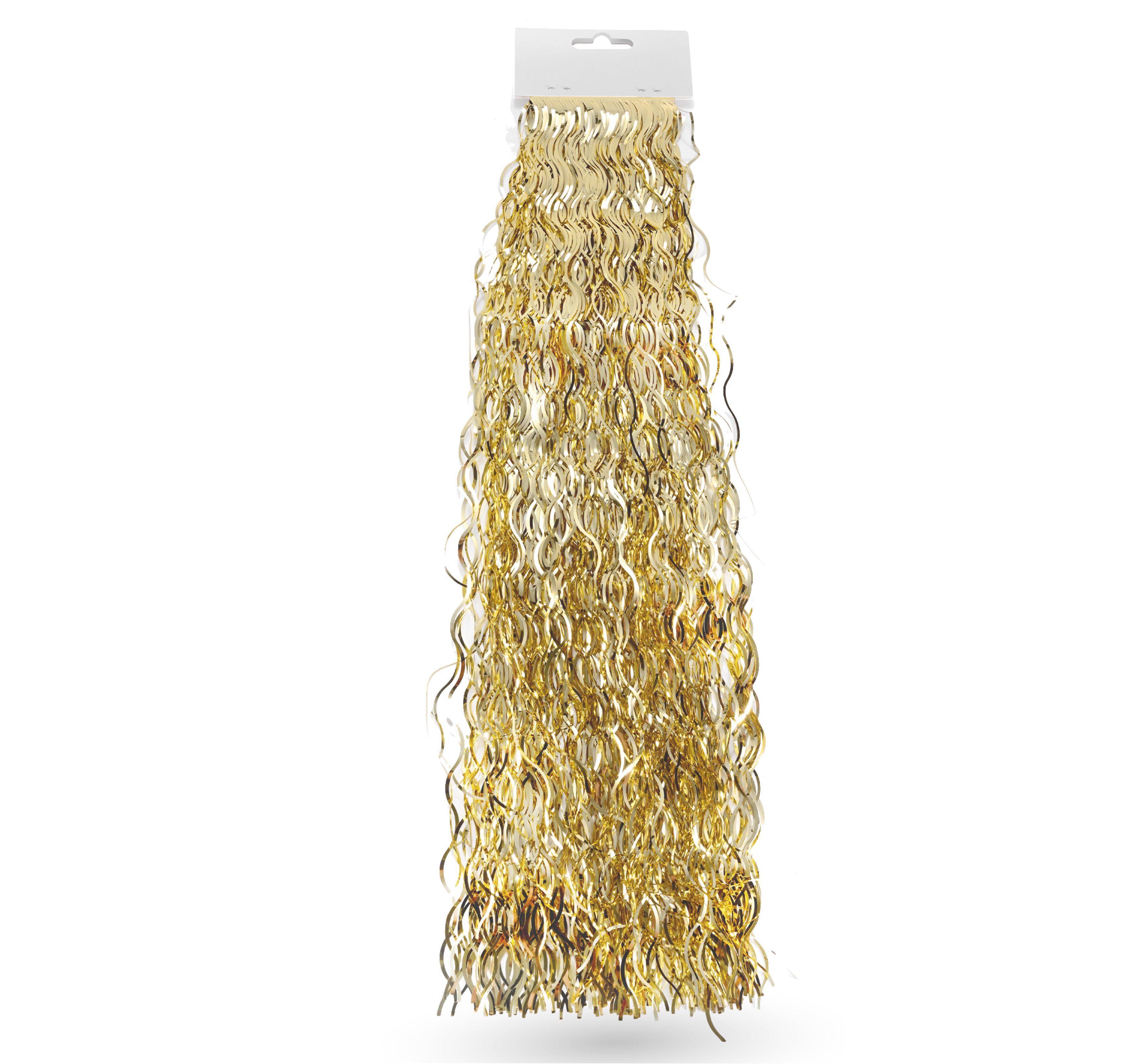 Weihnachtswunder® Lametta Lametta - täuschend echt - Deko Weihnachten Tannenbaum, 50 cm Länge