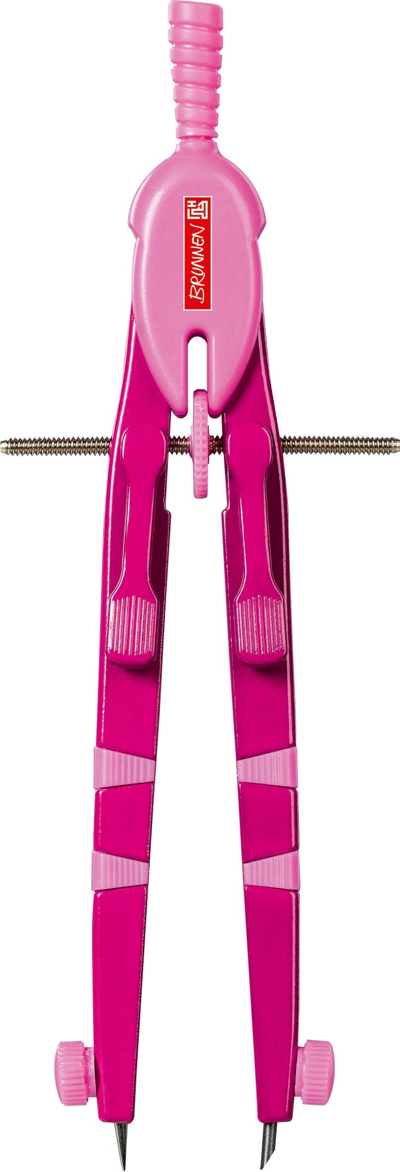 BRUNNEN Zirkel Schnellverstellzirkel Peak 4 Colour Code Länge: 170 mm pink