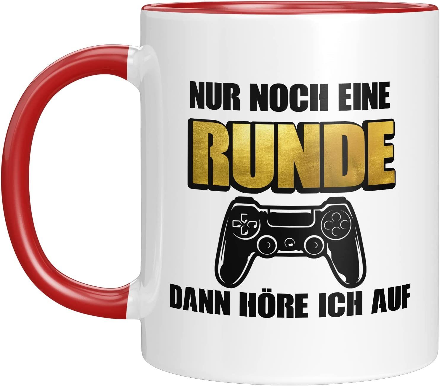 TASSENTICKER - - Rot TassenTicker Nur Tasse noch 330ml - Runde Tasse Gaming, eine Zocker