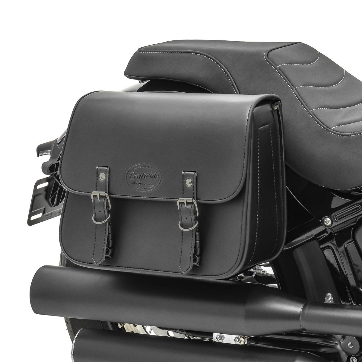 Craftride Satteltasche Satteltasche Laredo 20L rechts für Chopper / Custombike Custom Seitent