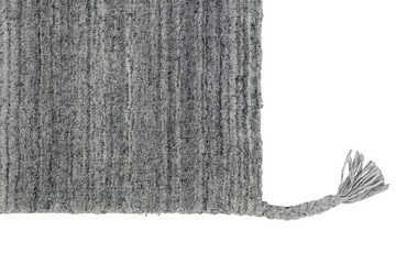 Teppich Kurzflor Alura meliert grau handgewebt D190 C005, SCHÖNER WOHNEN-Kollektion, rechteckig, Höhe: 8 mm