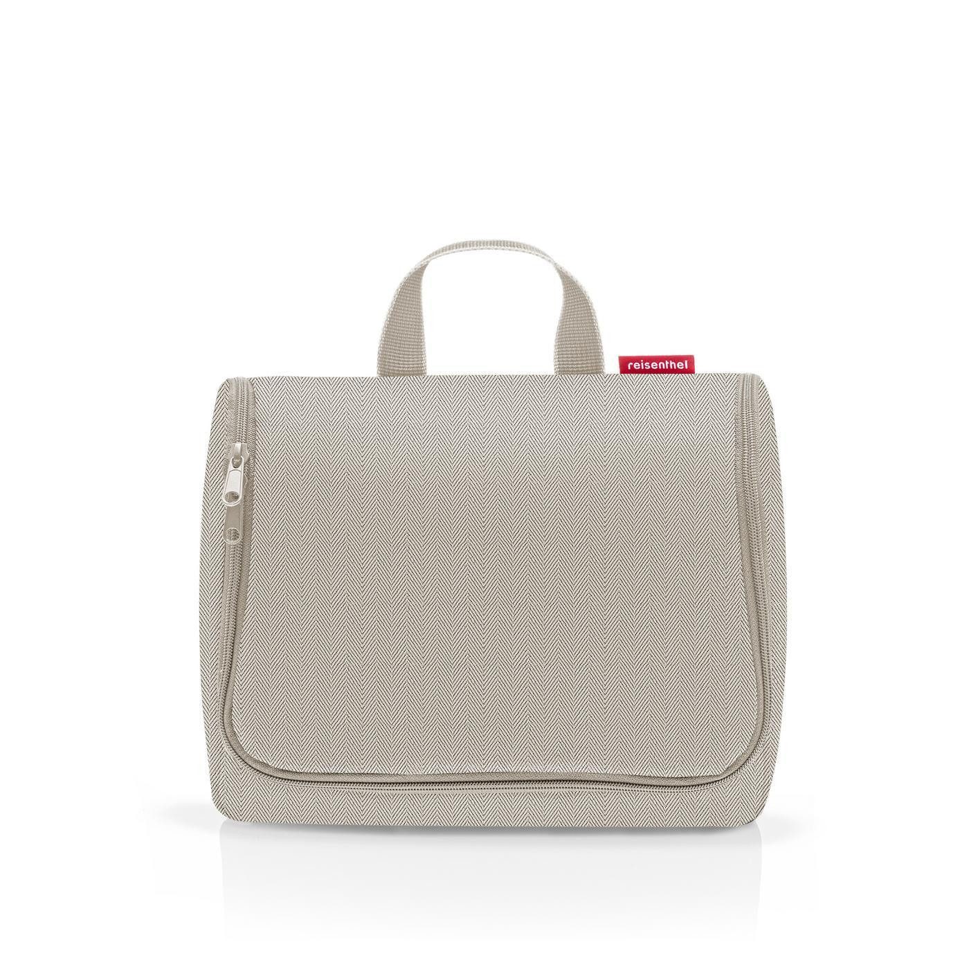 REISENTHEL® Kulturbeutel toiletbag XL (1-tlg), großes Hauptfach, Stecktaschen, Haken zum Aufhängen, Spiegel innen