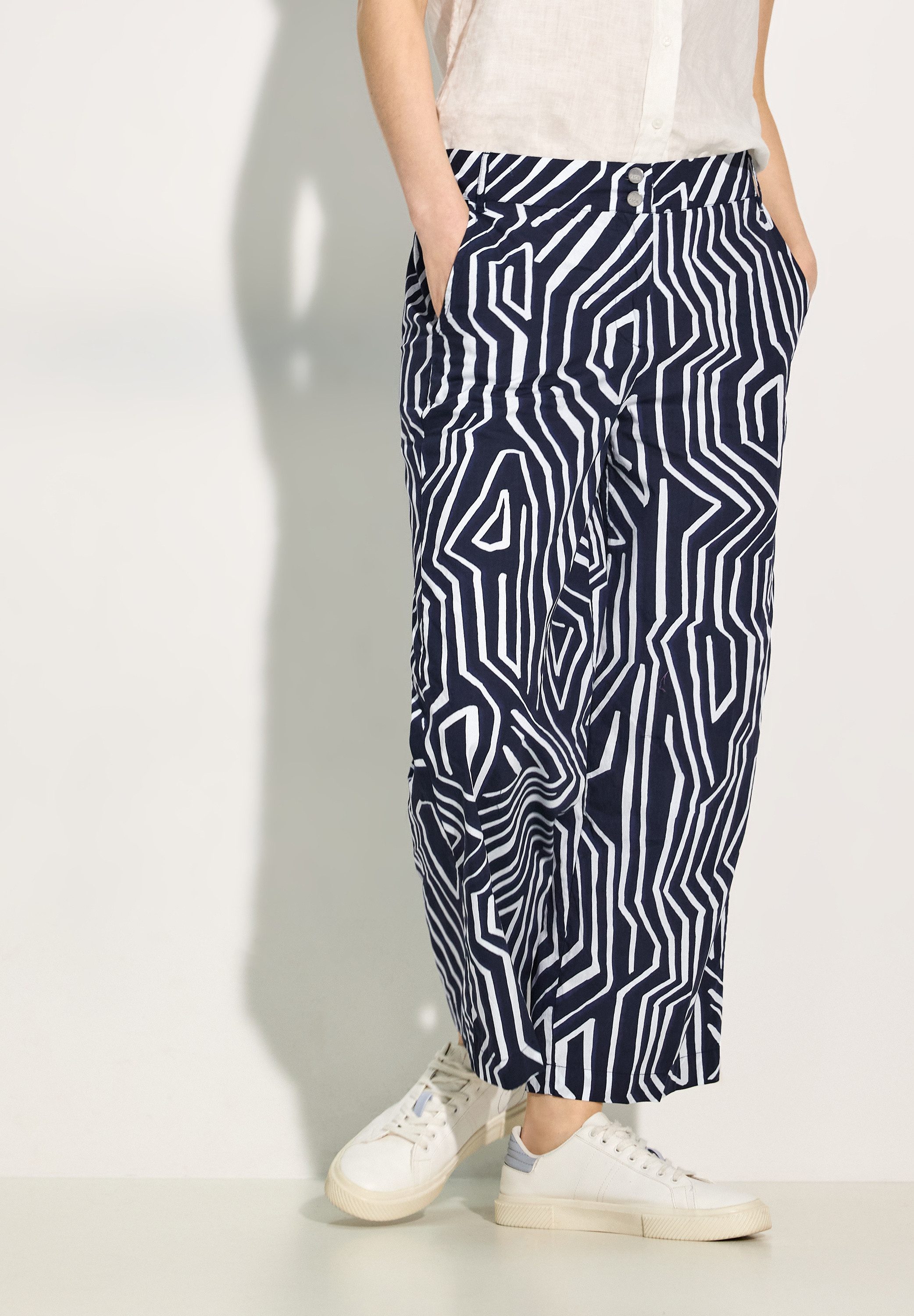 CECIL 7/8-Hose Style Neele mit grafischem günstig online kaufen