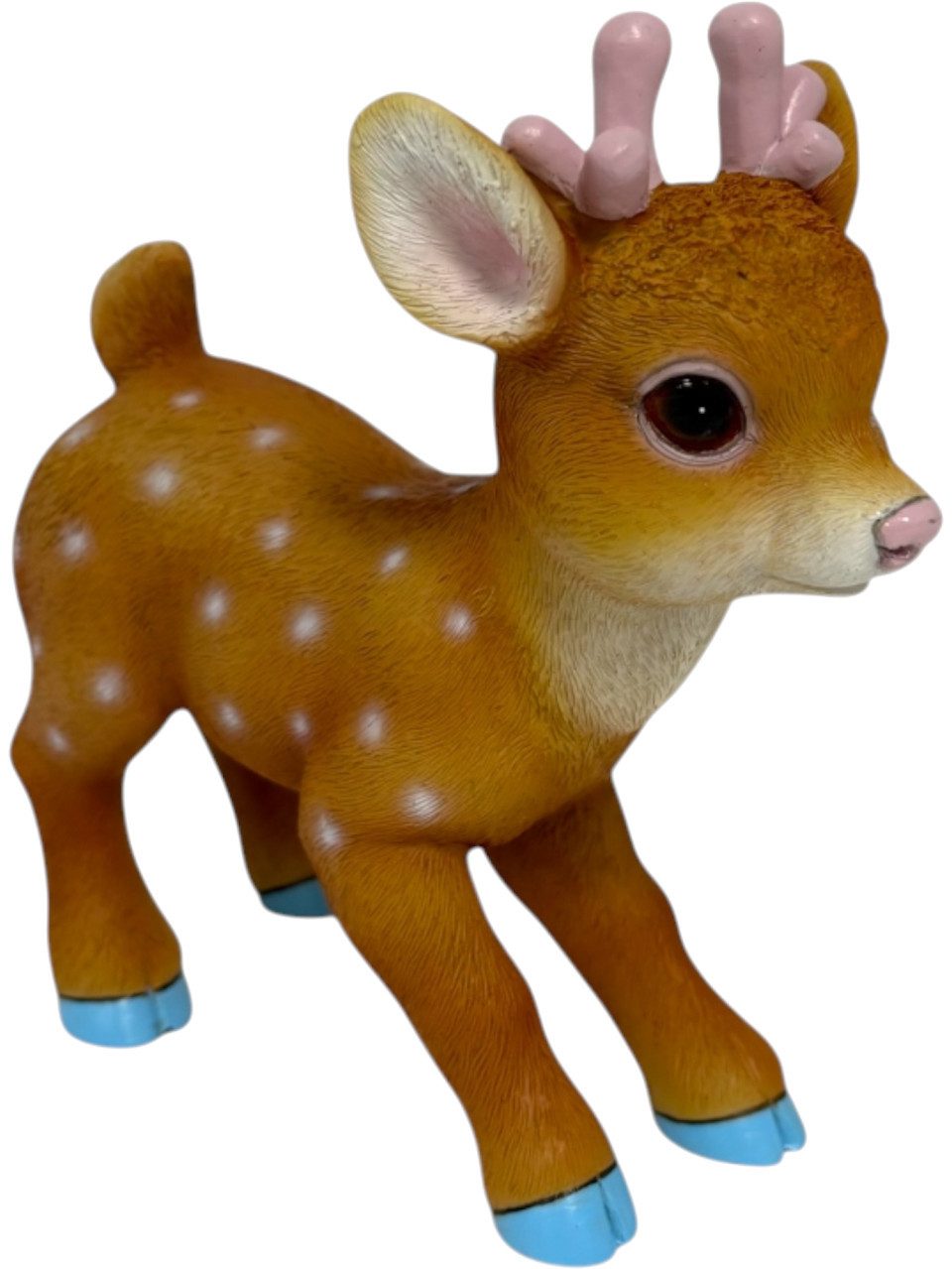 Figurendiscounter Weihnachtsfigur Dekofigur Bambi 30 x 12,5 x 26,5 cm bunt günstig online kaufen
