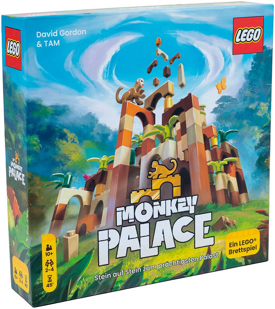 Asmodee Spiel LEGO Monkey Palace, Kinderspiel, Made in Europe