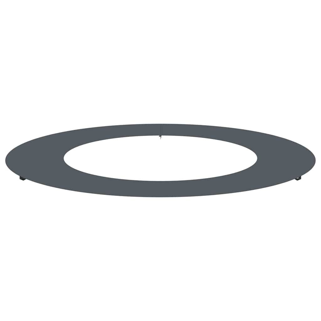 vidaXL Blumentopf Flacher Baumring Anthrazit Ø50 günstig online kaufen