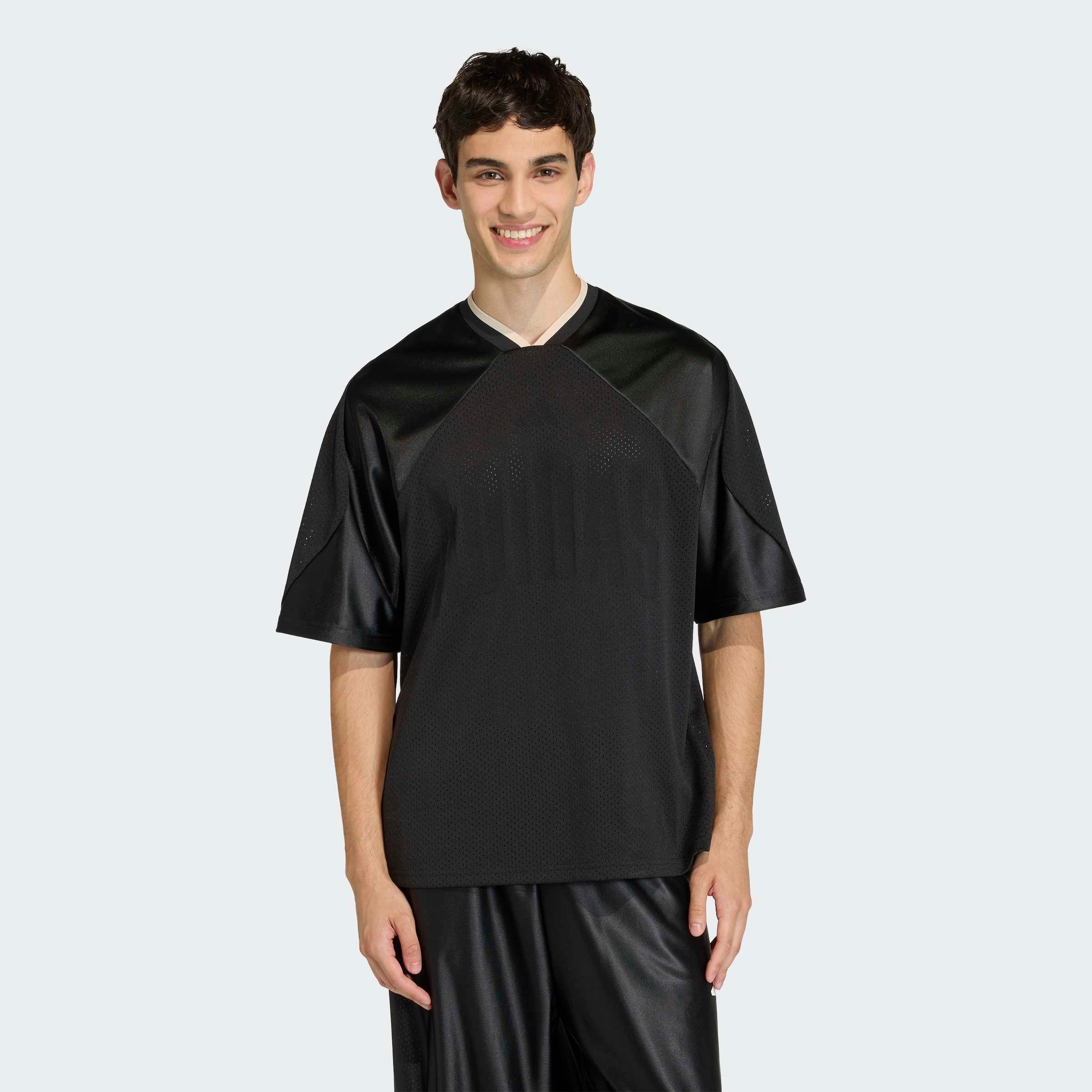 adidas Sportswear T-Shirt STADIUM GRAPHIC MESH lockerer Schnitt, mit V-Ausschnitt, mit auffälliger Grafik