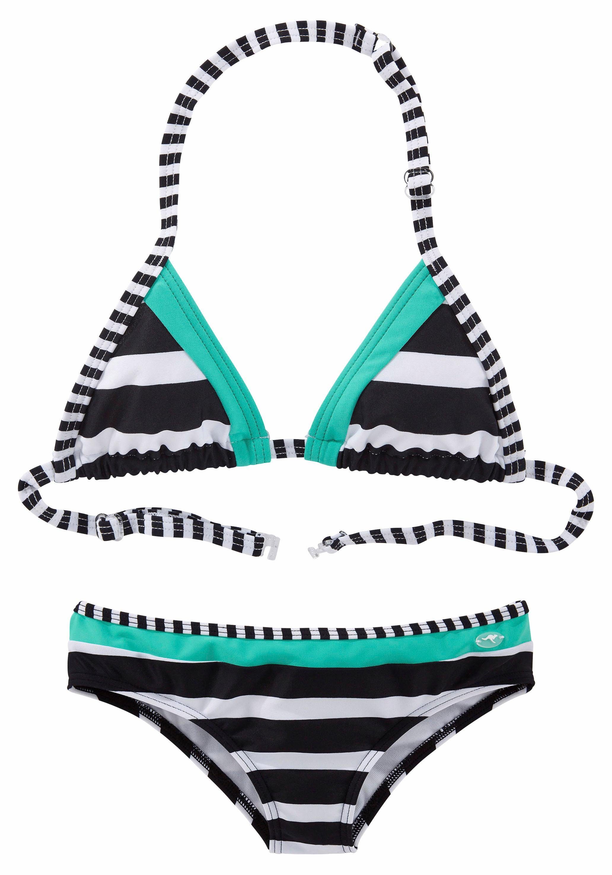 KangaROOS Triangel-Bikini Anita Kids mit Blockstreifen